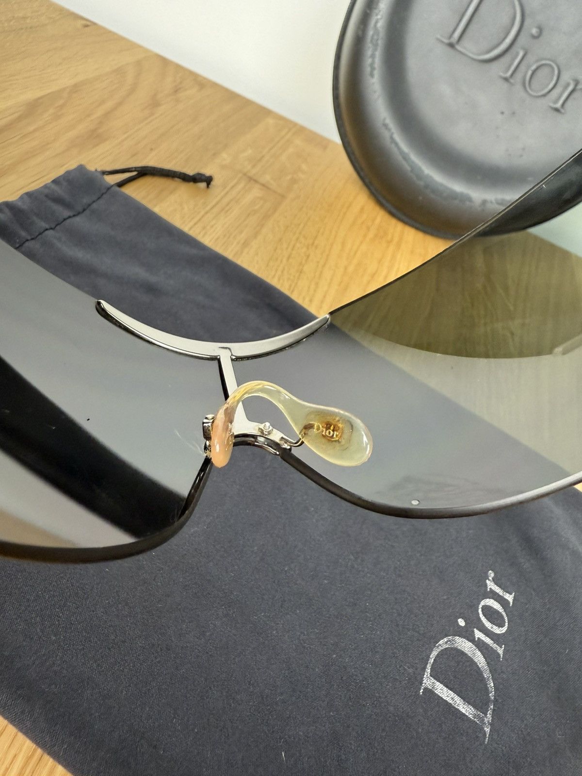 Dior × John Galliano Dior sport 2 mask shield sunglasses by John Galliano Size ONE SIZE - 6 Thumbnail