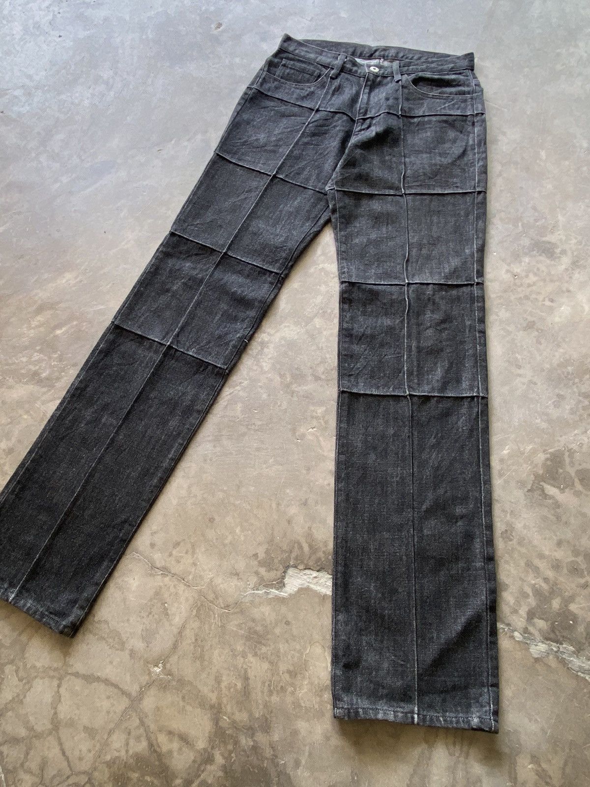 Hysteric Glamour × Japanese Brand × Tornado Mart Baggy Jeans Japan Black Loose Hippies pp1 Size US 29 - 2 Thumbnail