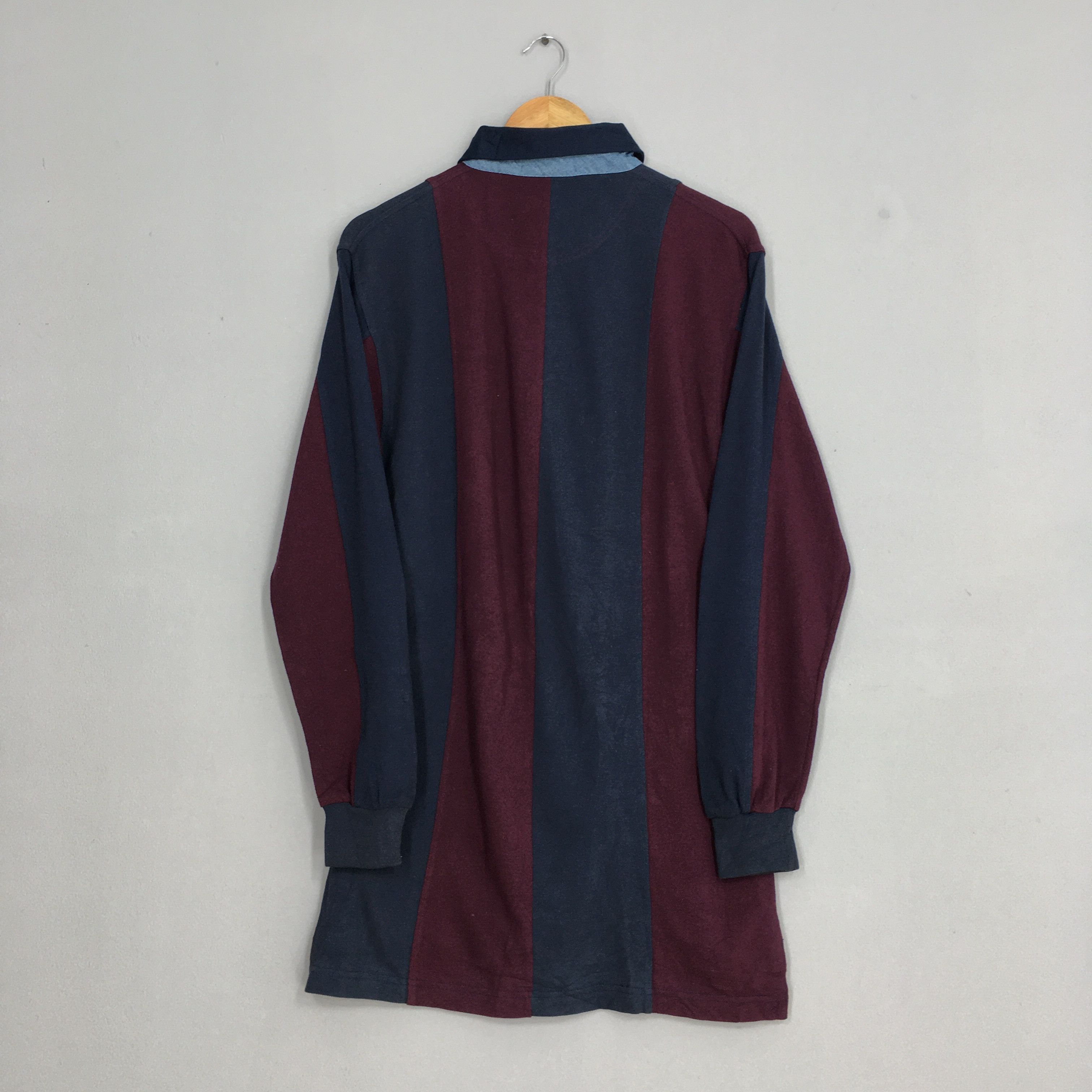 Fred Perry × Vintage Vintage Fred Perry Stripes Polos Shirt Casual Medium Size US M / EU 48-50 / 2 - 7 Thumbnail