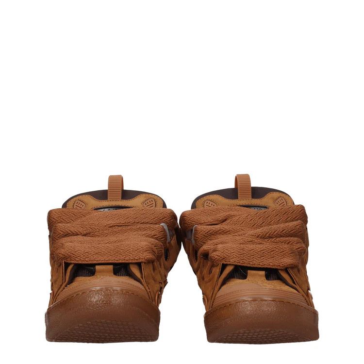 Lanvin o1w1db11124 Curb Low Top Sneakers in Brown Size US 13 / EU 46 - 3 Thumbnail