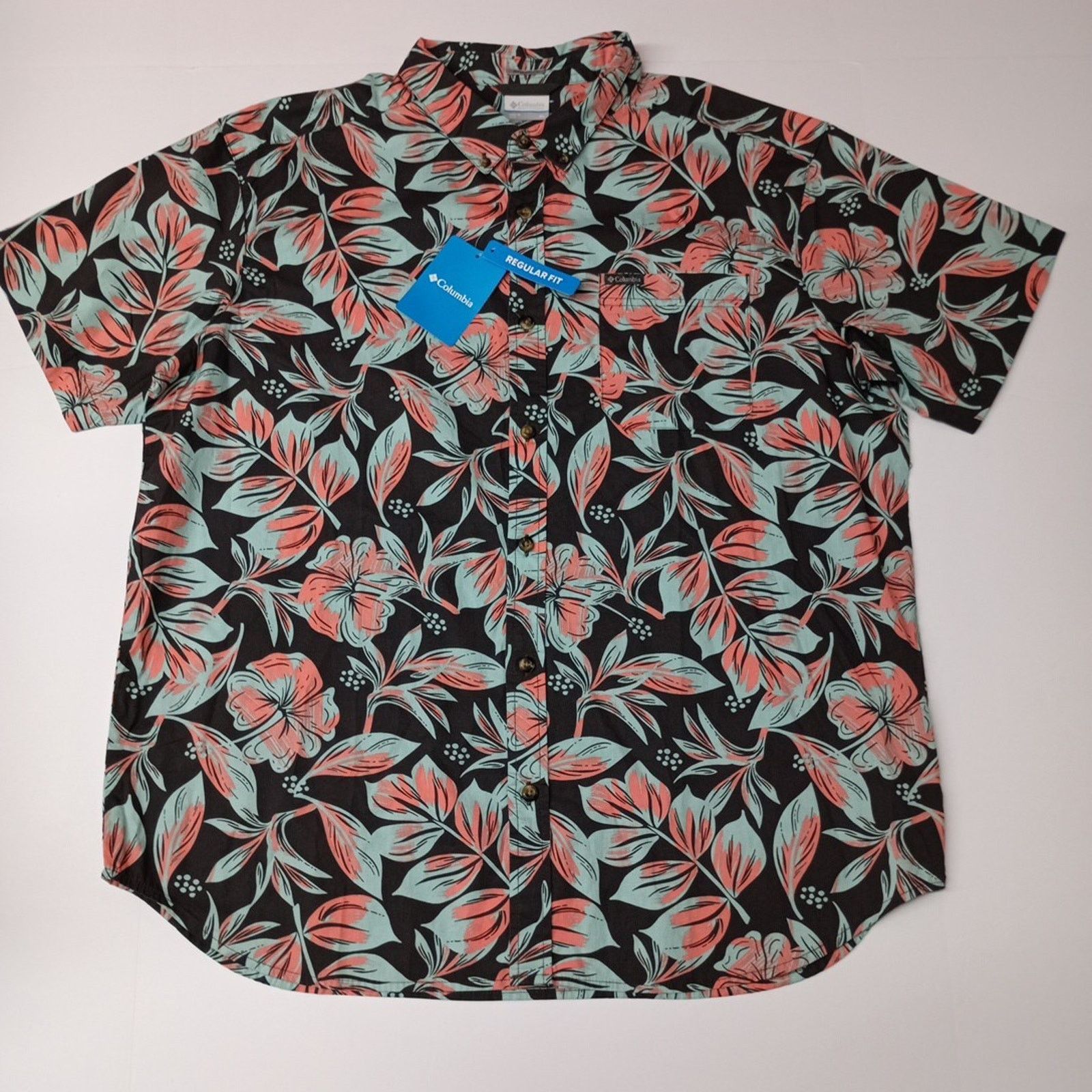 Columbia Columbia Rapid Rivers Floral Shirt Men's XL Black Multicolor Size US XL / EU 56 / 4 - 1 Thumbnail