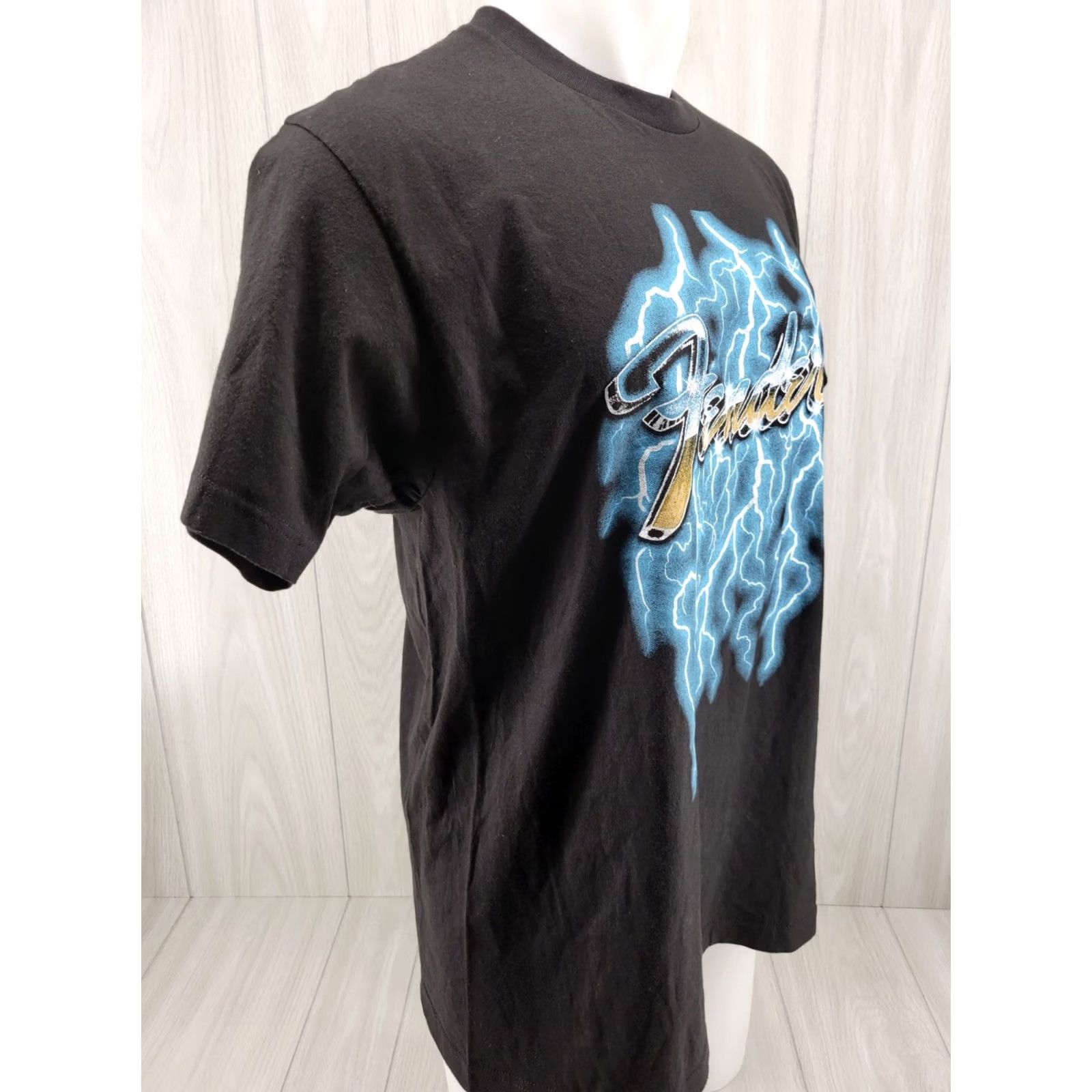 Fender Fender Lighting Shirt Adult Large Black Guitar Graphic Tee Mens Size US L / EU 52-54 / 3 - 4 Thumbnail