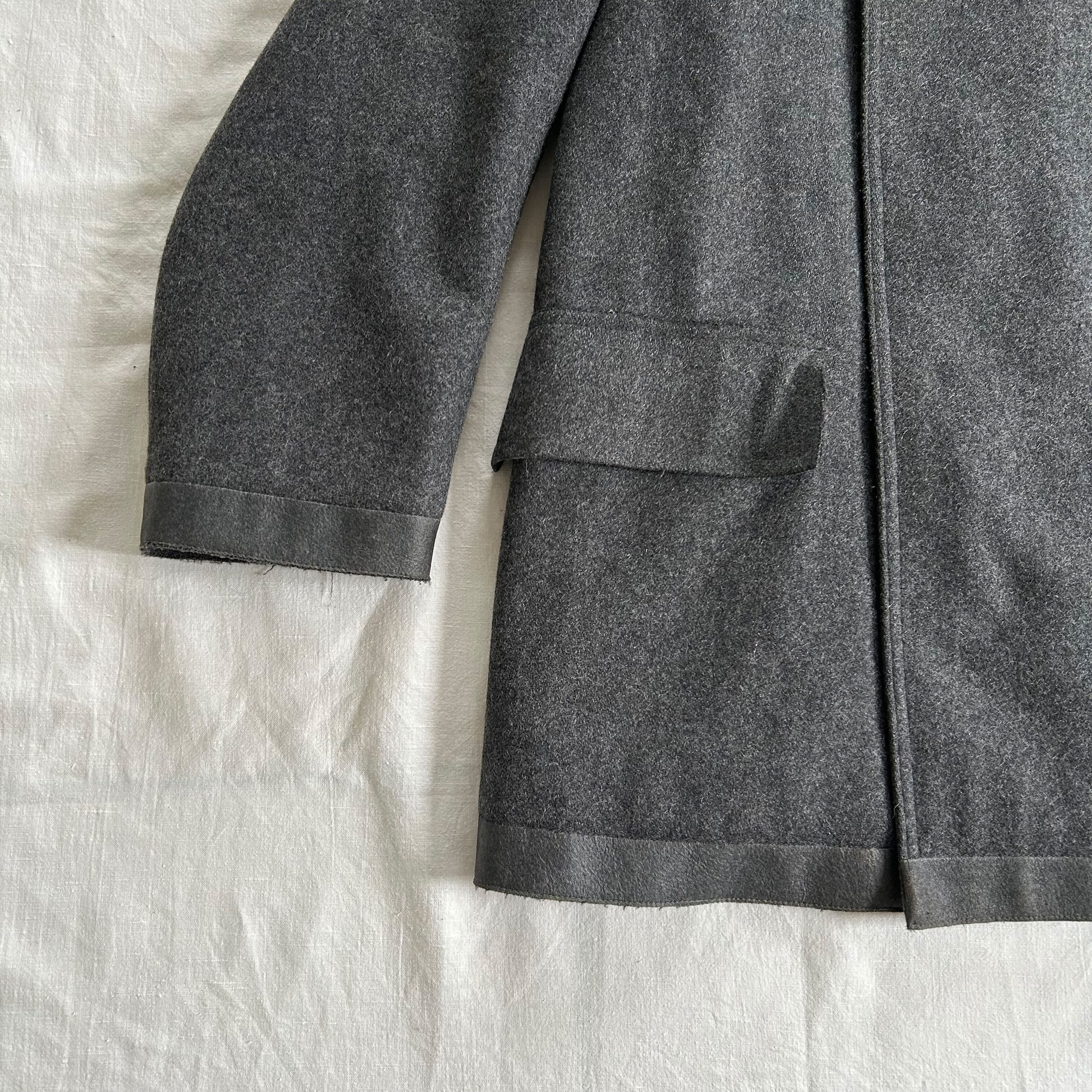 Mandarina Duck Mandarina Duck wool coat with rubberized hems (1990s) Size US M / EU 48-50 / 2 - 8 Thumbnail