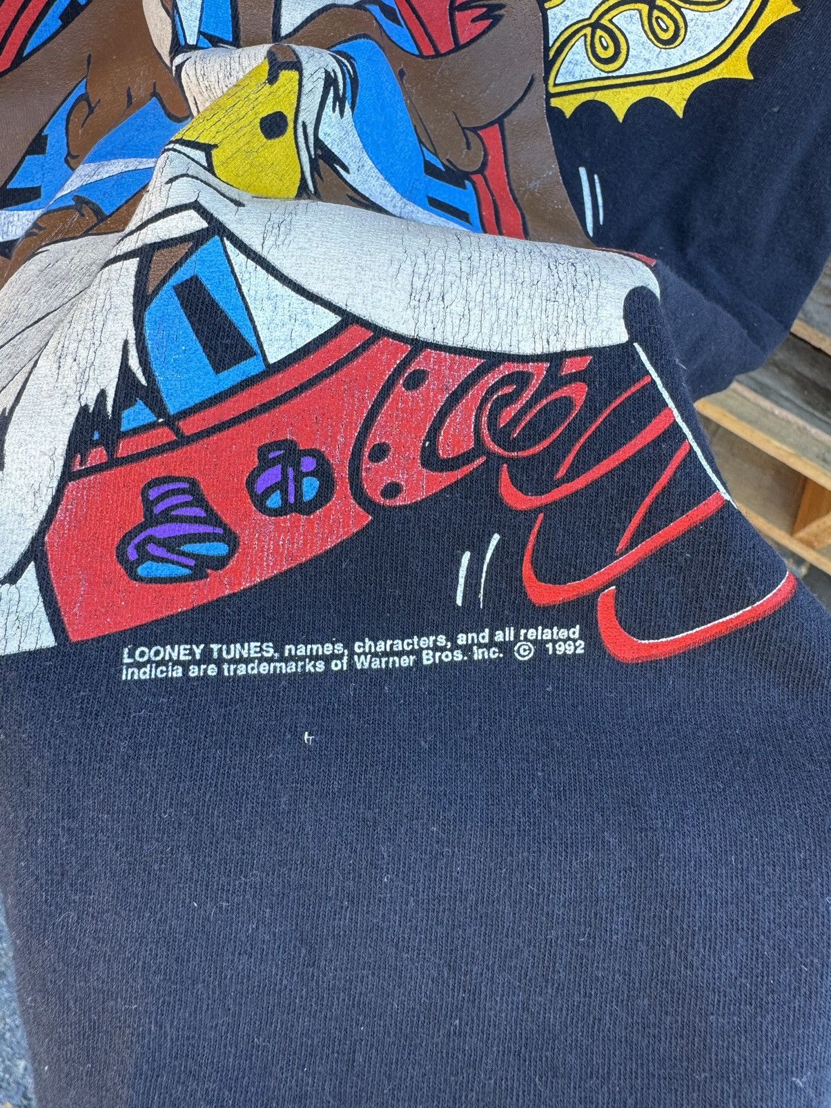 Disney × Vintage × Warner Bros 1992 Looney Tunes Warner Bros 90’s Vintage AOP T-Shirt Size US XL / EU 56 / 4 - 8 Thumbnail
