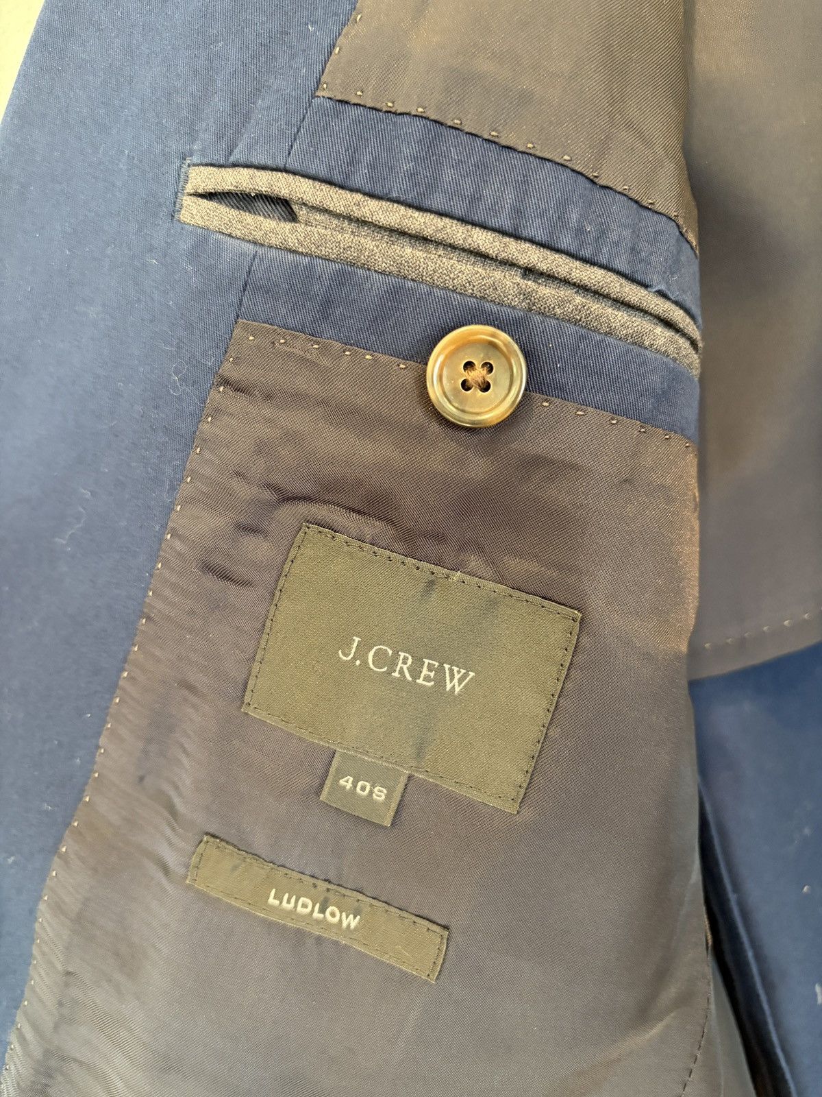 J.Crew J Crew Ludlow Blazer Jacket Size 40S - 5 Thumbnail