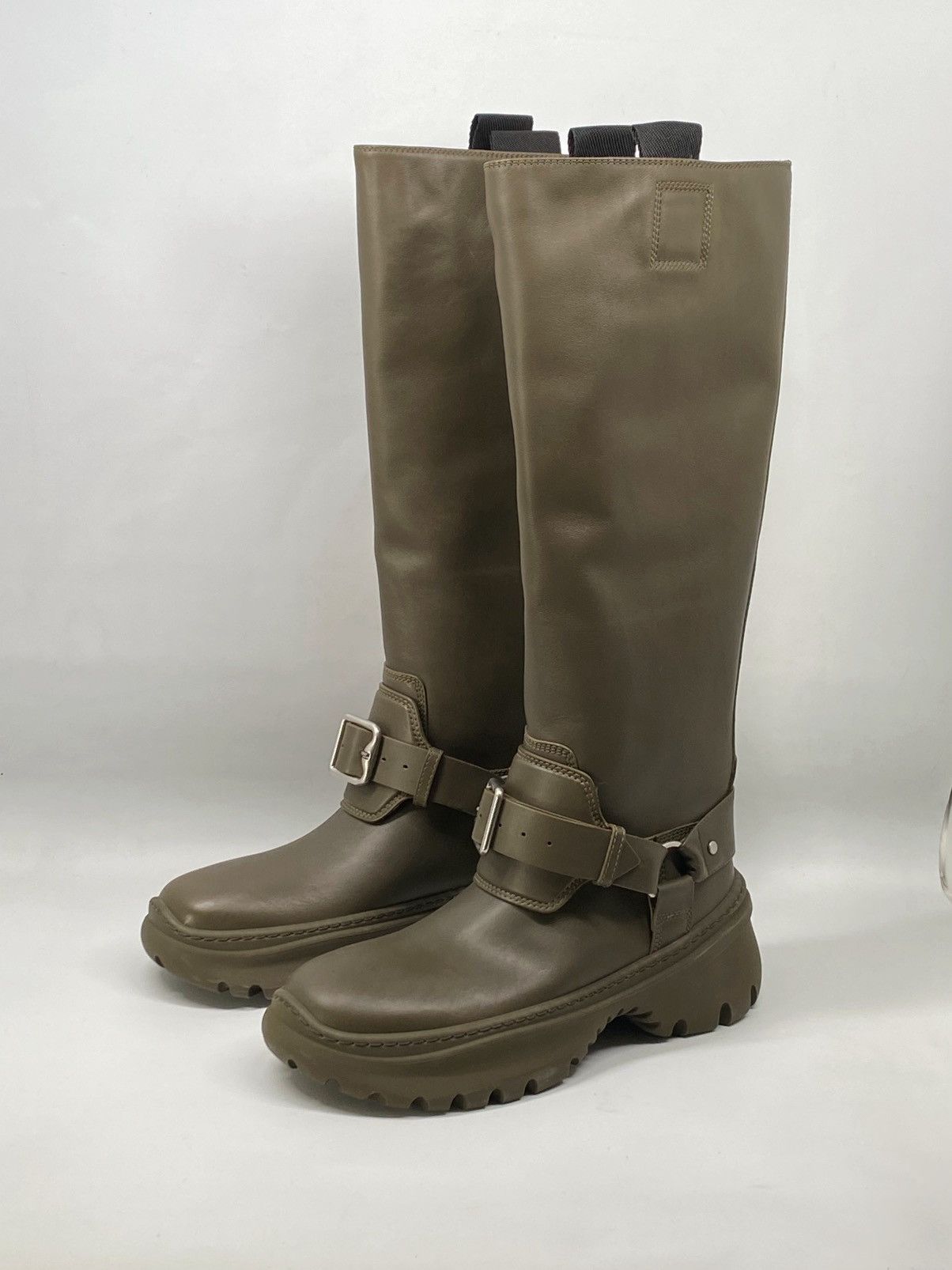 Burberry Burberry Stomp Knee-High Leather Boots size 37 Size US 7 / IT 37 - 1 Thumbnail