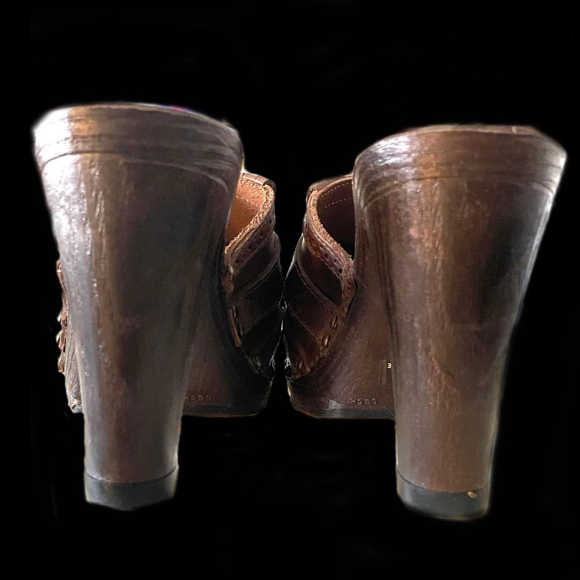 Matisse leather heeled mules/clogs from coconuts by matisse, sz 8 Size US 8 / IT 38 - 6 Thumbnail