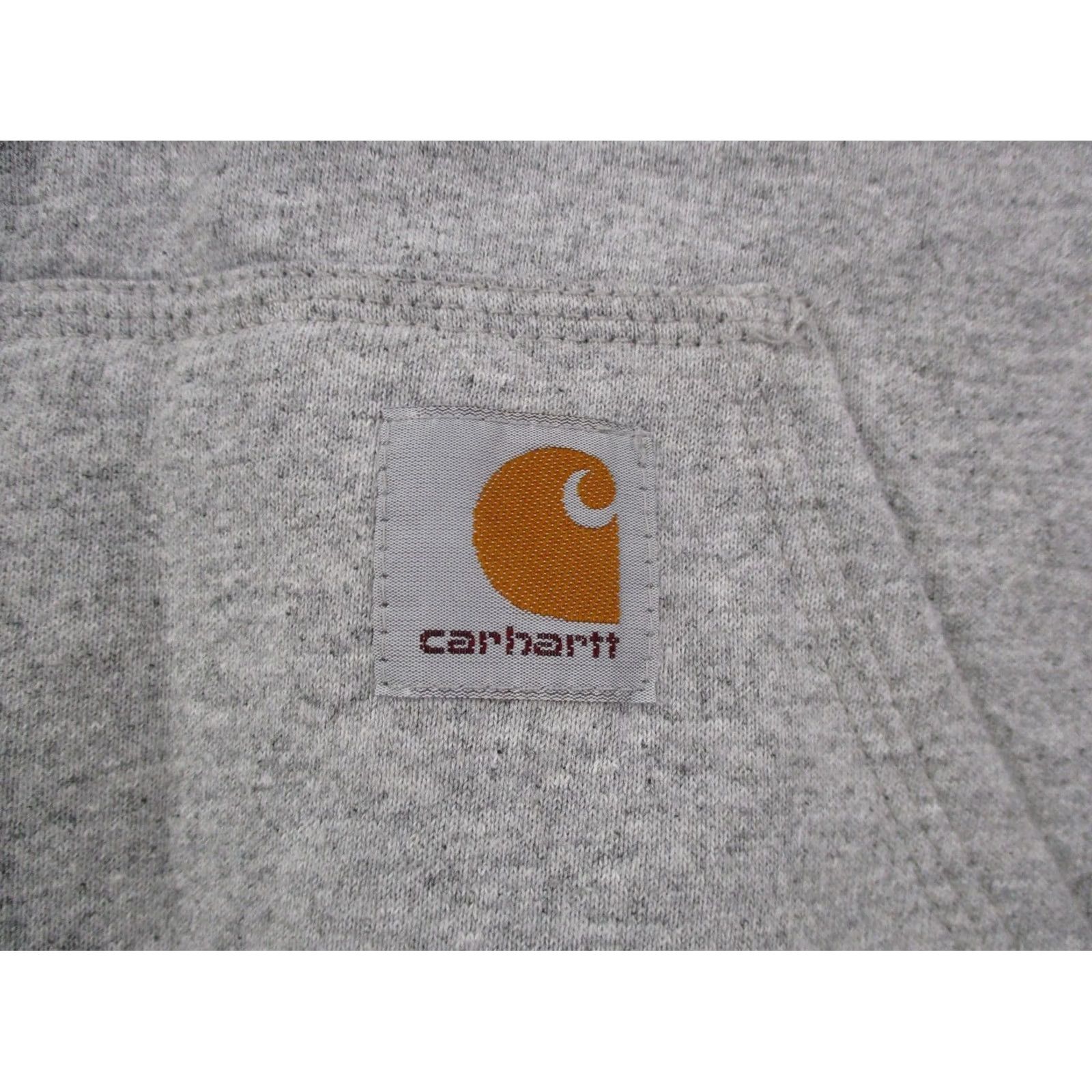 Carhartt Carhartt Hoodie Mens S Gray Relaxed Sweatshirt Work Logo Outdoor Pockets Hooded Thermal Shirt Mens Size US S / EU 44-46 / 1 - 6 Thumbnail