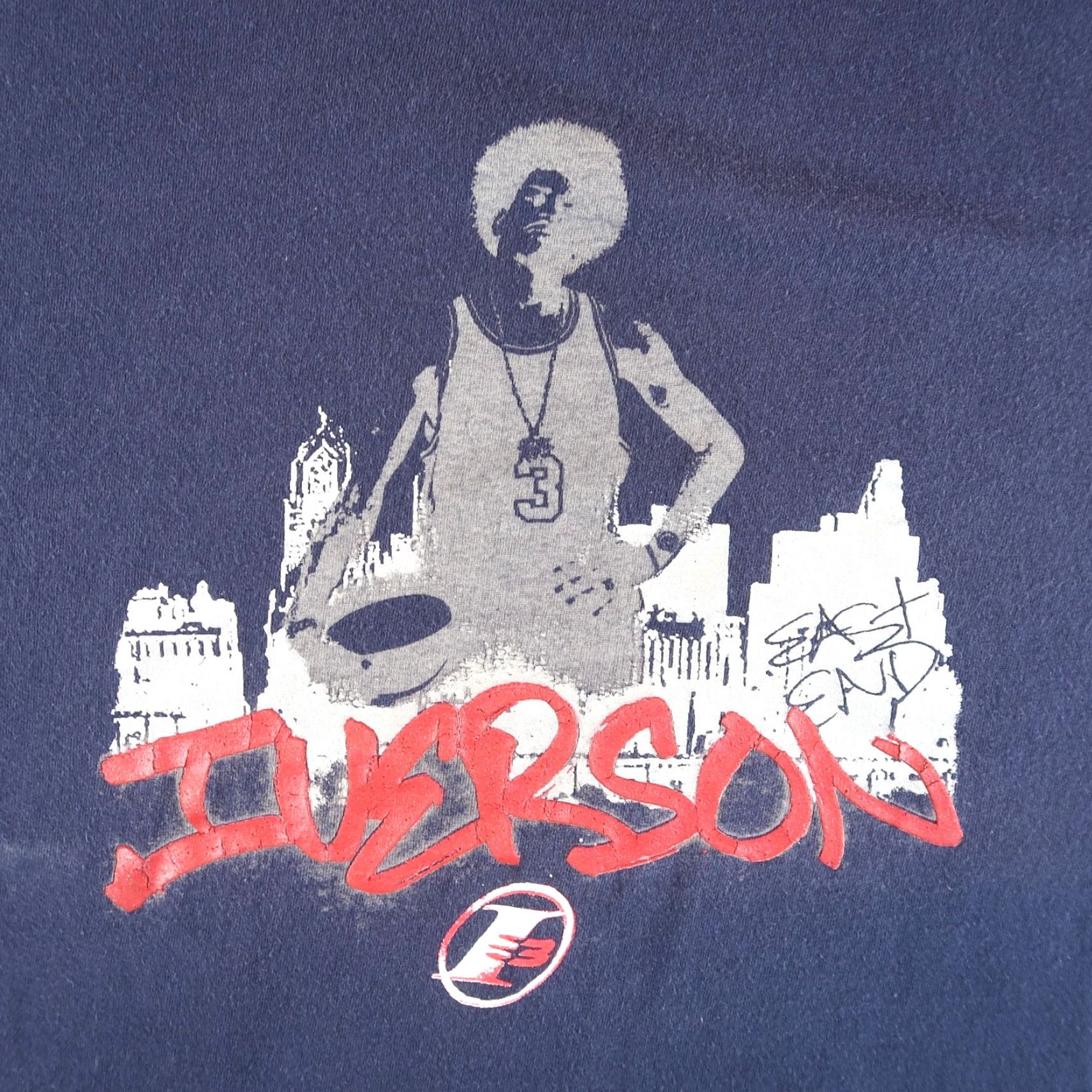 Reebok VINTAGE Reebok Allen Iverson I3 Question T Shirt XL Blue Graphic Tee Men 2000s Basketball Hip Hop Size US XL / EU 56 / 4 - 3 Thumbnail