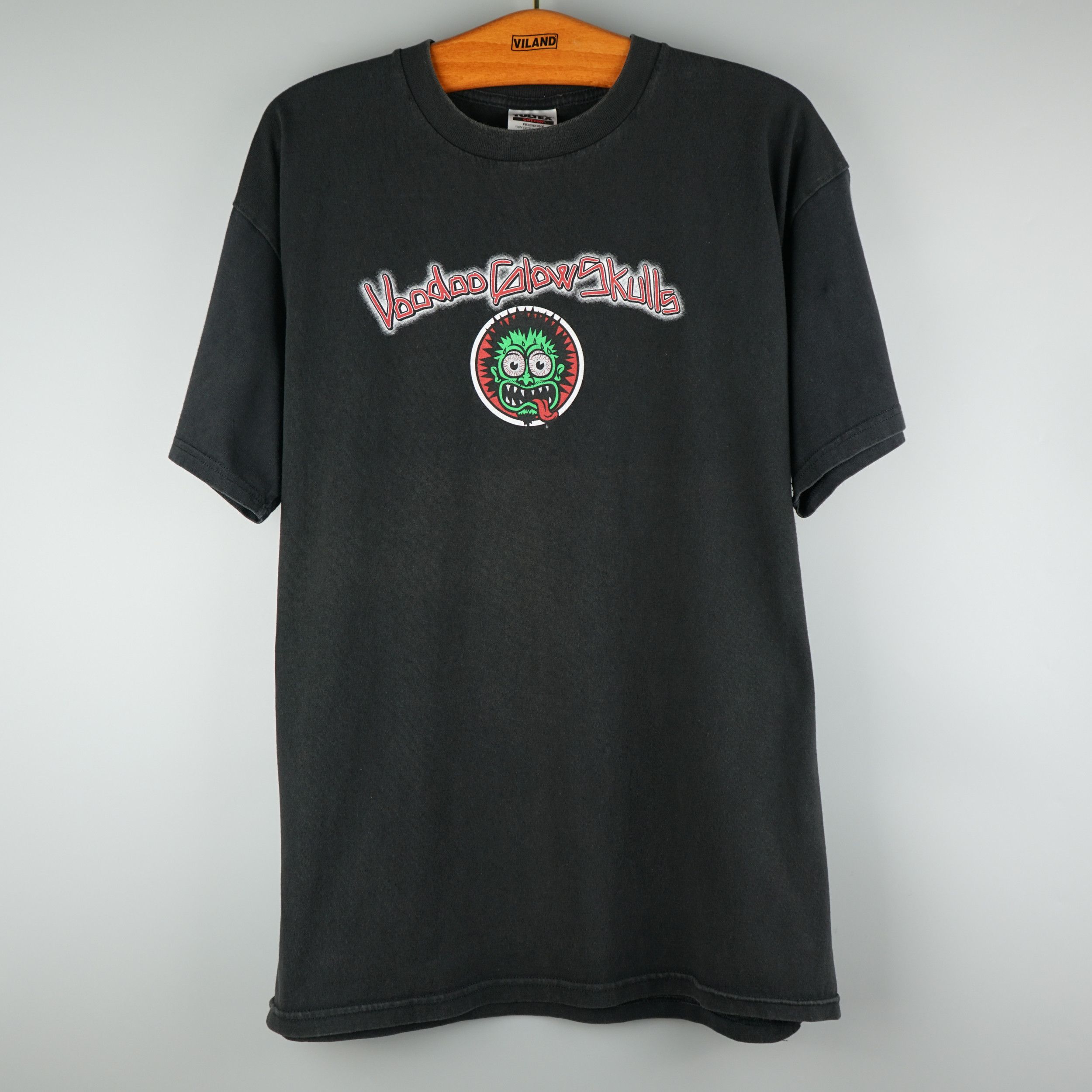 Band Tees × Vintage 90s Voodoo Glow Skulls Vintage T-Shirt Size US XL / EU 56 / 4 - 1 Thumbnail
