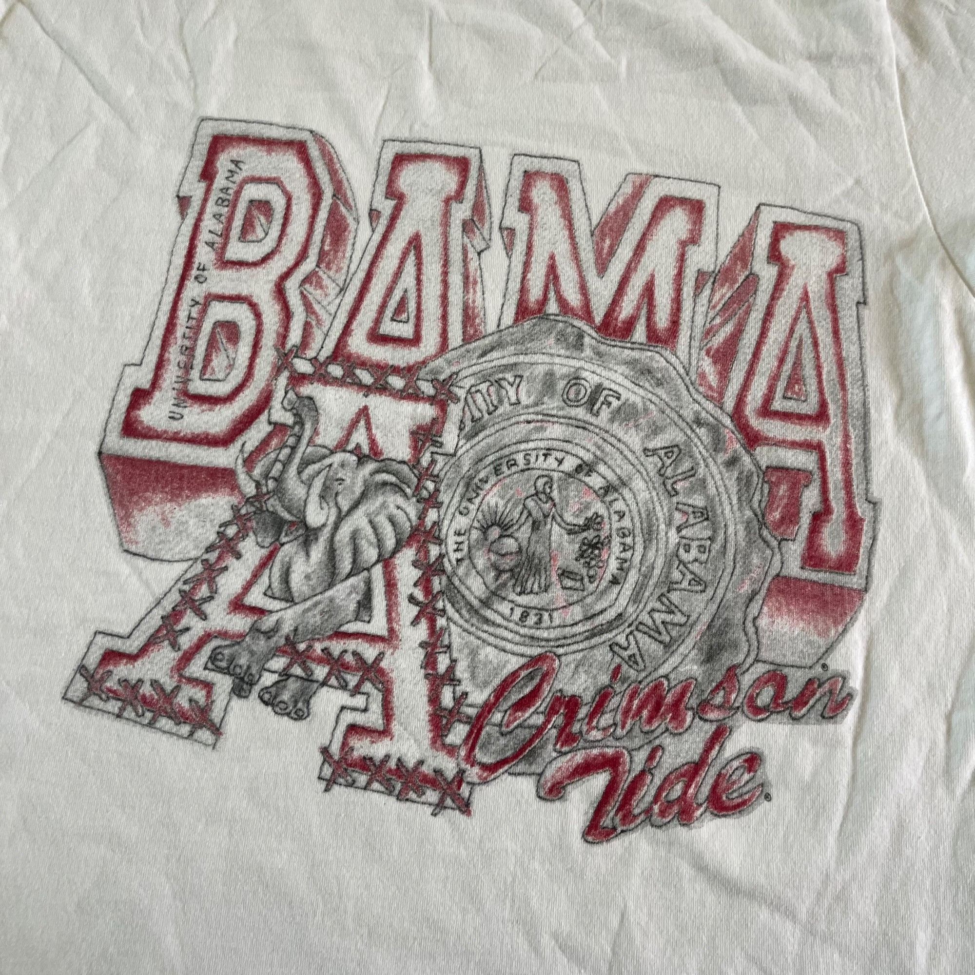 Mitchell & Ness × Travis Scott TRAVIS SCOTT CACTUS JACK x MITCHELL & NESS x ALABAMA TEE S Size US S / EU 44-46 / 1 - 3 Thumbnail