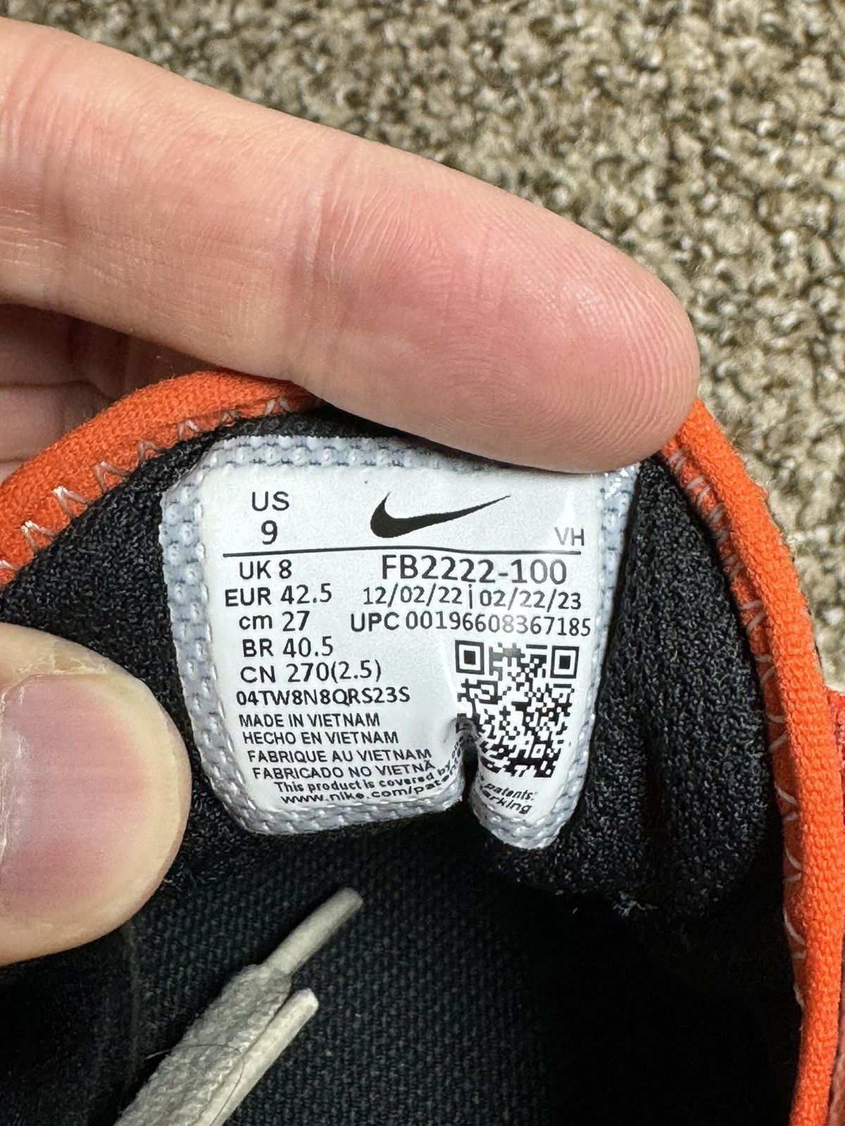 Nike Nike Oregon State Beavers Air Max Size 9 Shoes Sneaker Shoe Size US 9 / EU 42 - 8 Thumbnail