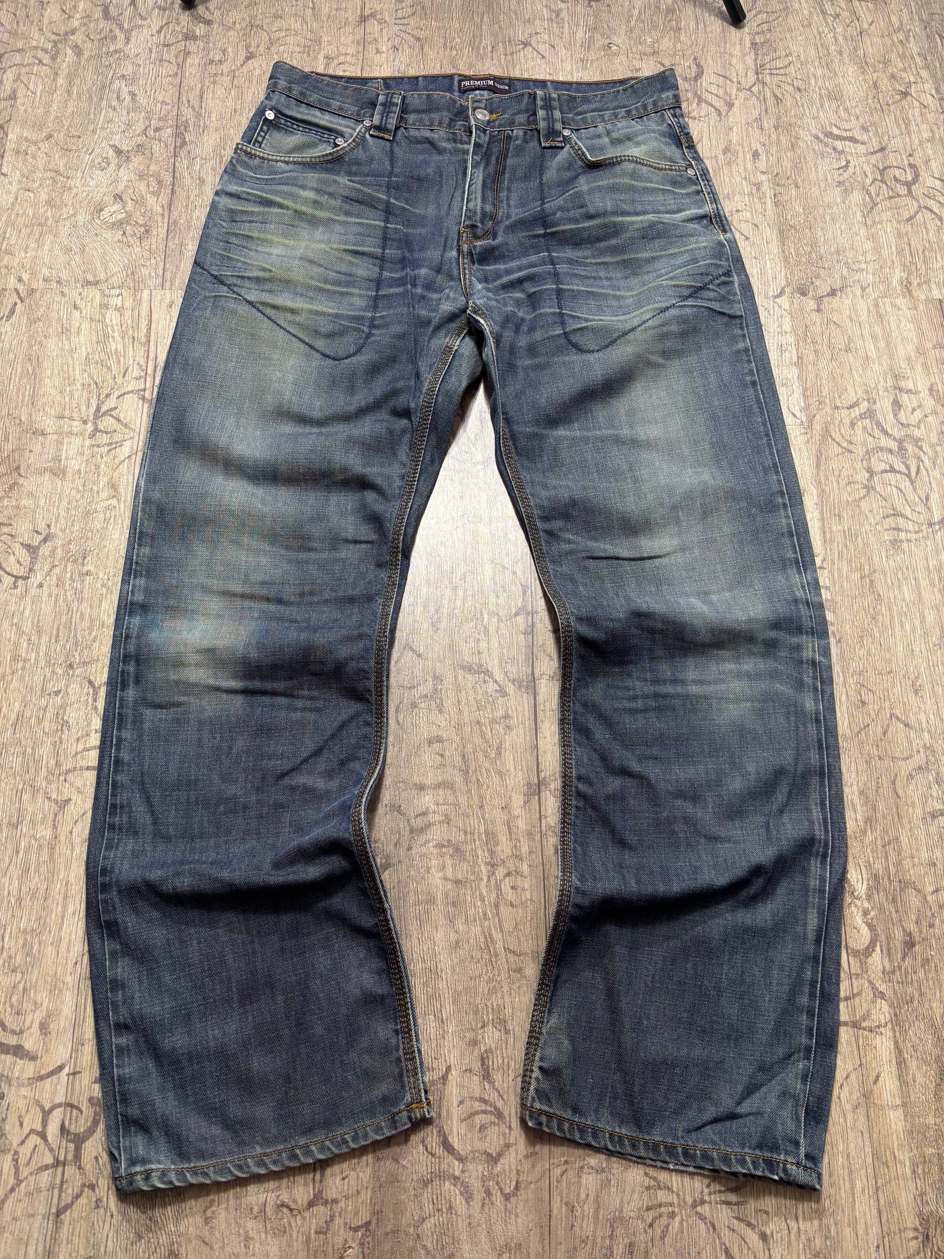 Hysteric Glamour Vintatge Flared Biker KMRII L.G.B. Vibe Stoned Jeans Size US 34 / EU 50 - 4 Thumbnail