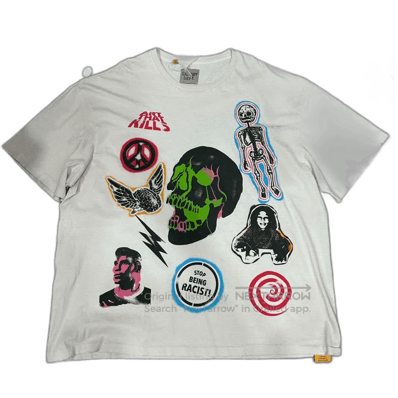 Gallery Dept. Gallery Dept Skull Graphic Short Sleeve T. Size US XXL / EU 58 / 5 - 1 Thumbnail