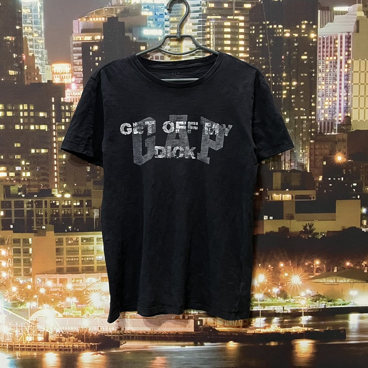 Vintage VINTAGE 90S KANYE WEST GET OFF MY DICK PENIS FUNNY PORNO GAP Size US S / EU 44-46 / 1 - 1 Thumbnail
