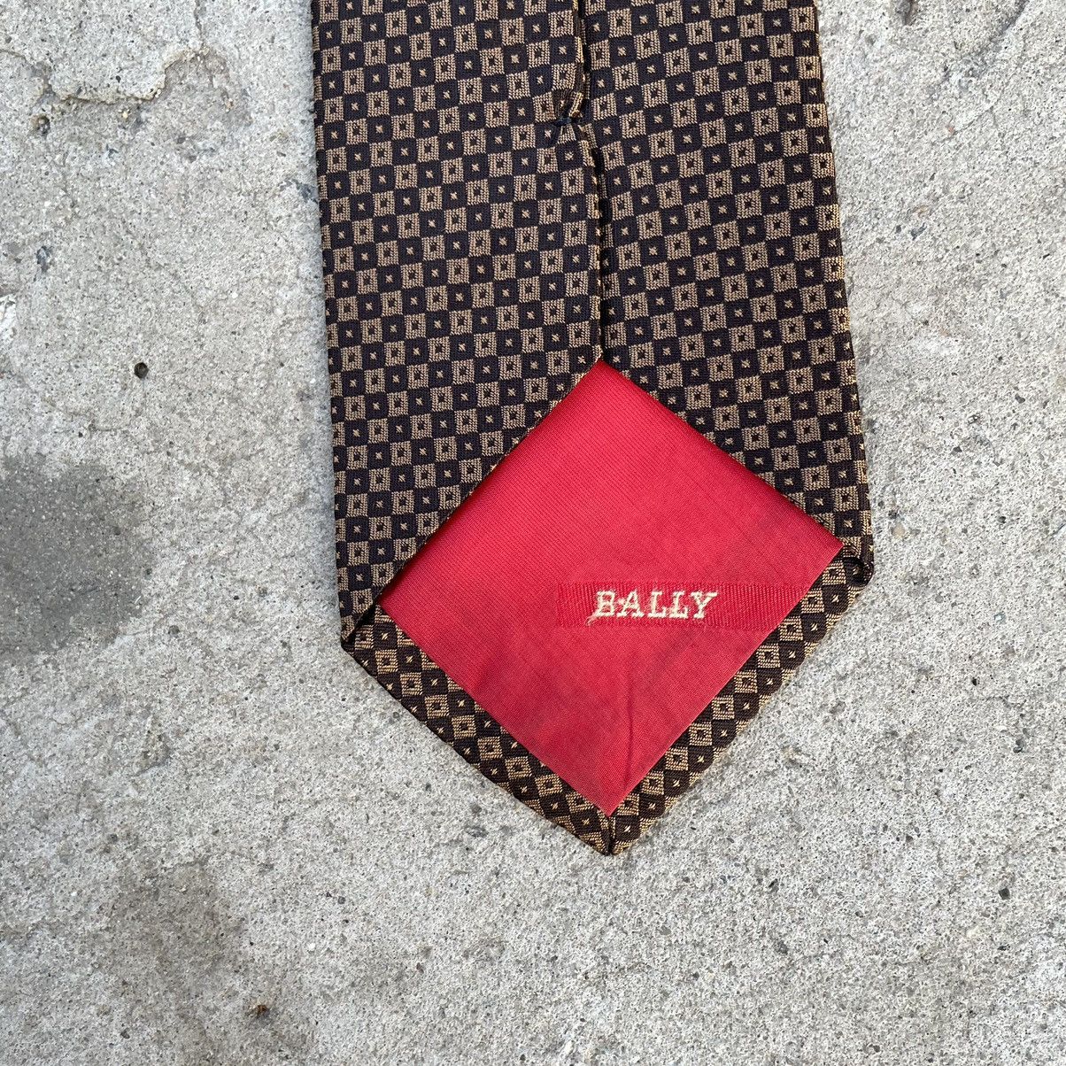 Bally Vintage Bally Tie Silk Y2K 90s USA Size ONE SIZE - 4 Thumbnail