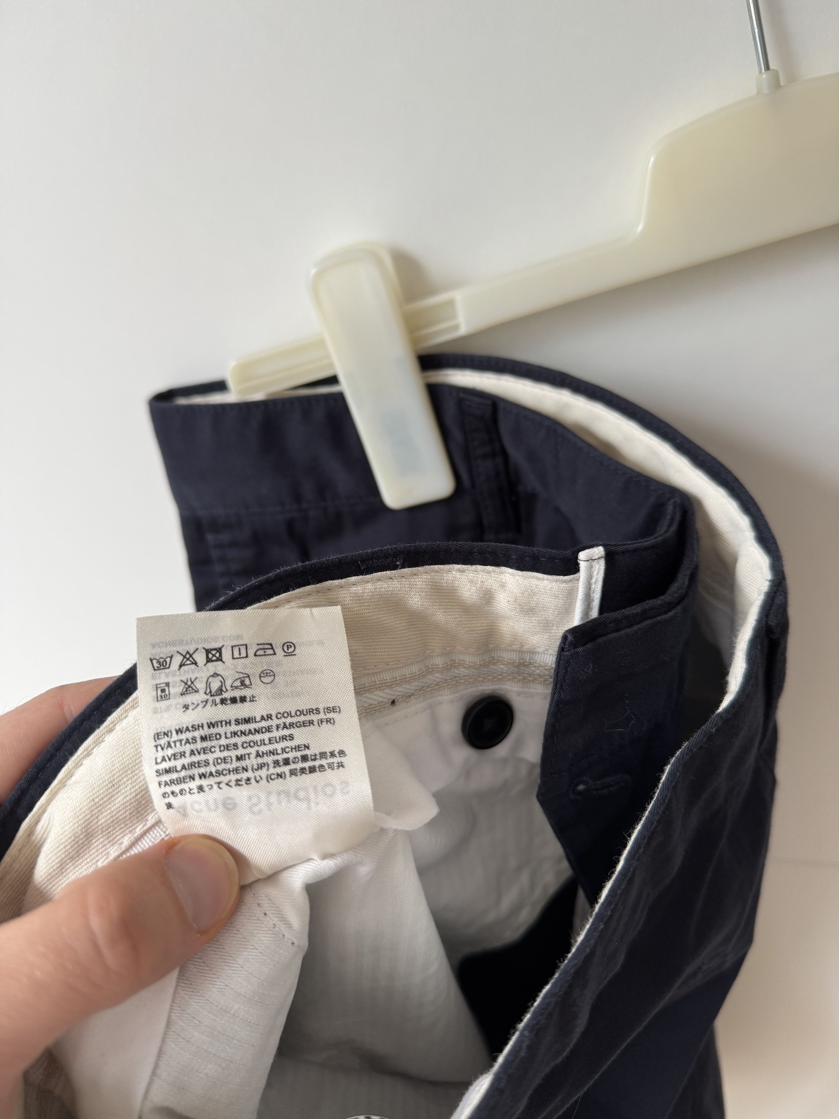 Acne Studios [48] Seymour Satin Shorts in Navy (SS15) Size US 30 / EU 46 - 5 Thumbnail