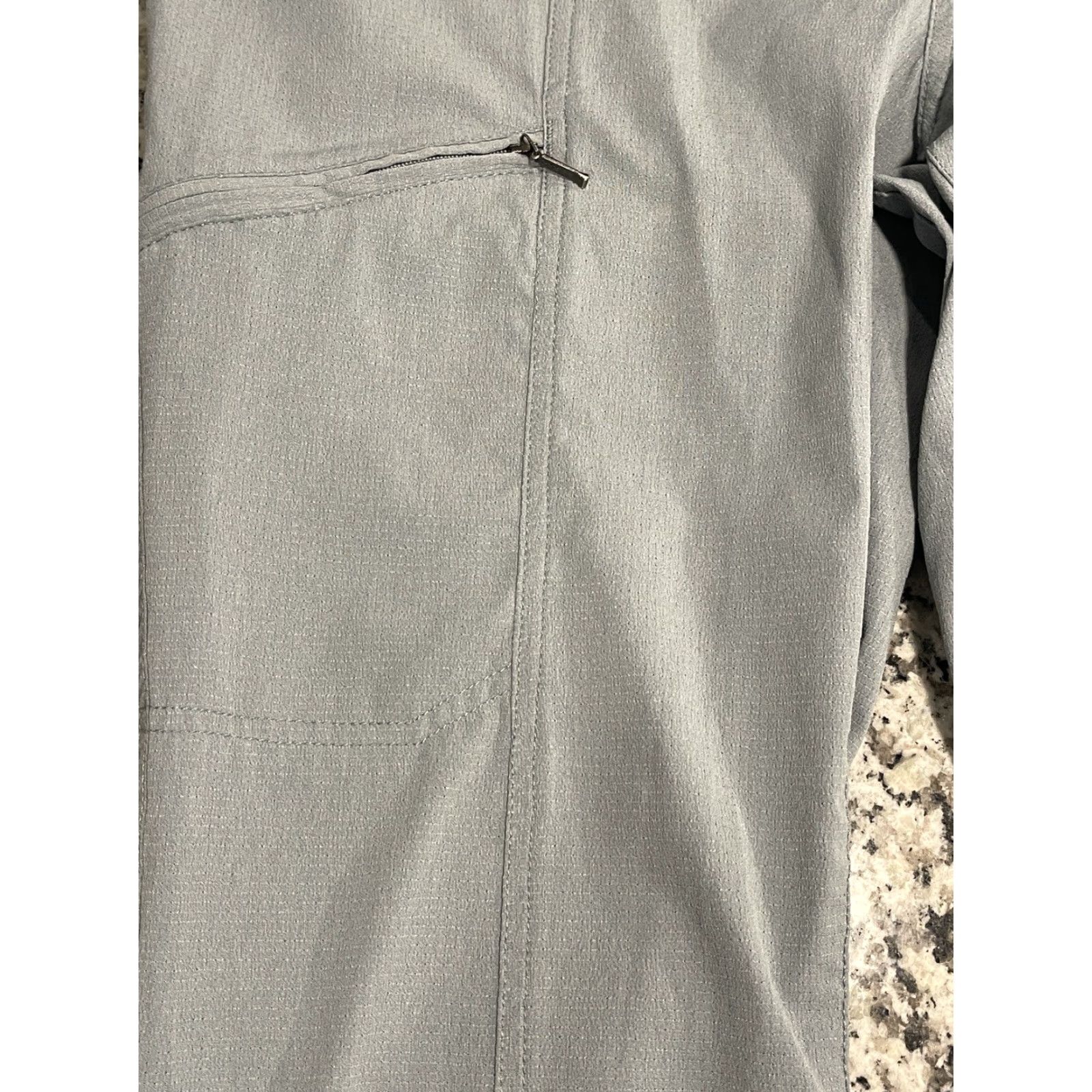 CO Duluth Trading Co Hiking Pants Cargo Polyester Spandex Women 14 Regular Blue 35x28.5 Size 36" / US 14 / IT 50 - 2 Thumbnail