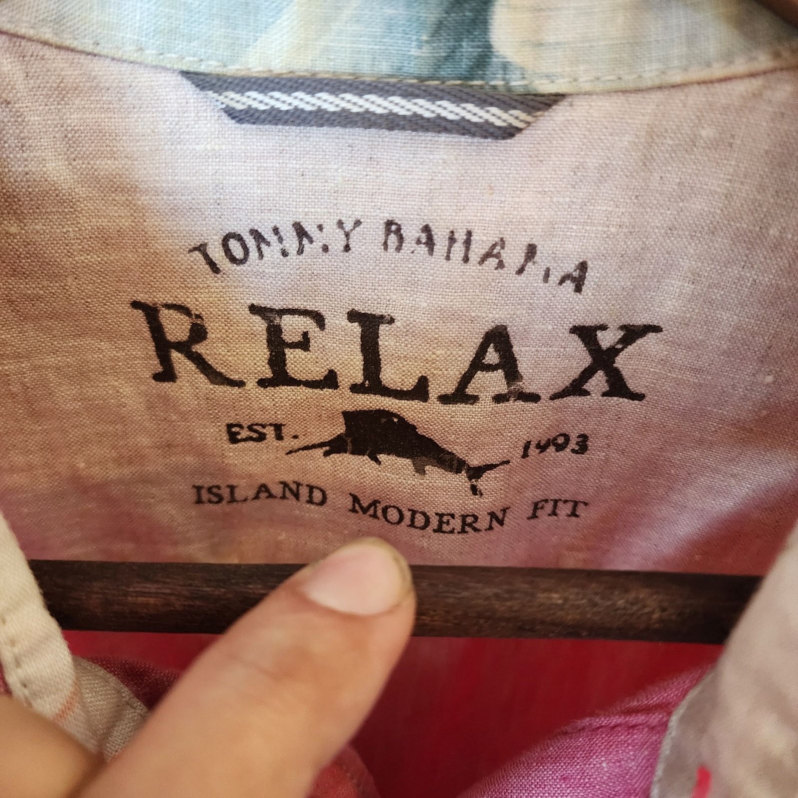 Tommy Bahama Tommy Bahama Linen Shirt Men's Medium Red Size US M / EU 48-50 / 2 - 9 Thumbnail