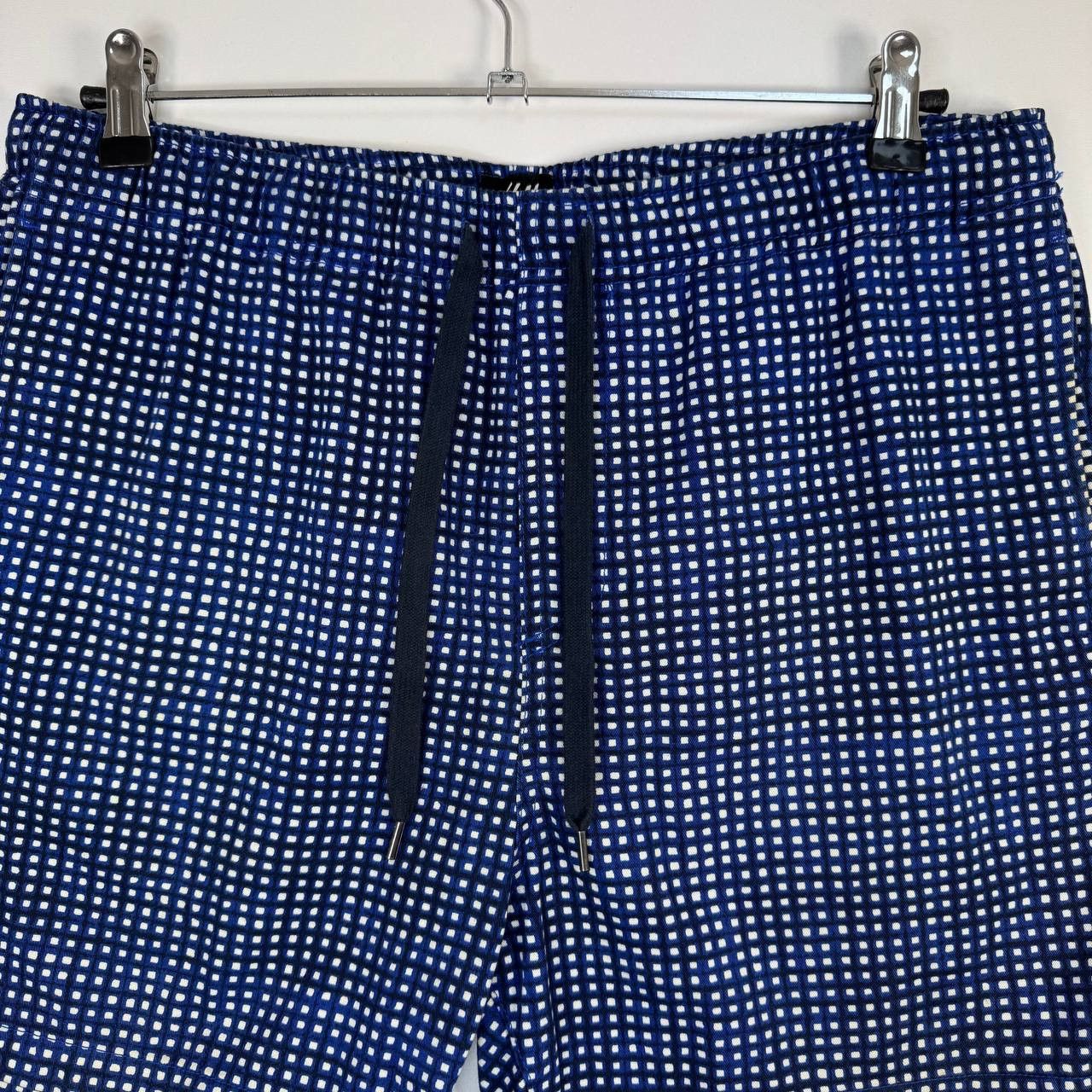 H&M H&M Swim Shorts Blue Patterned Drawstring Mens Size M Size US 34 / EU 50 - 2 Thumbnail