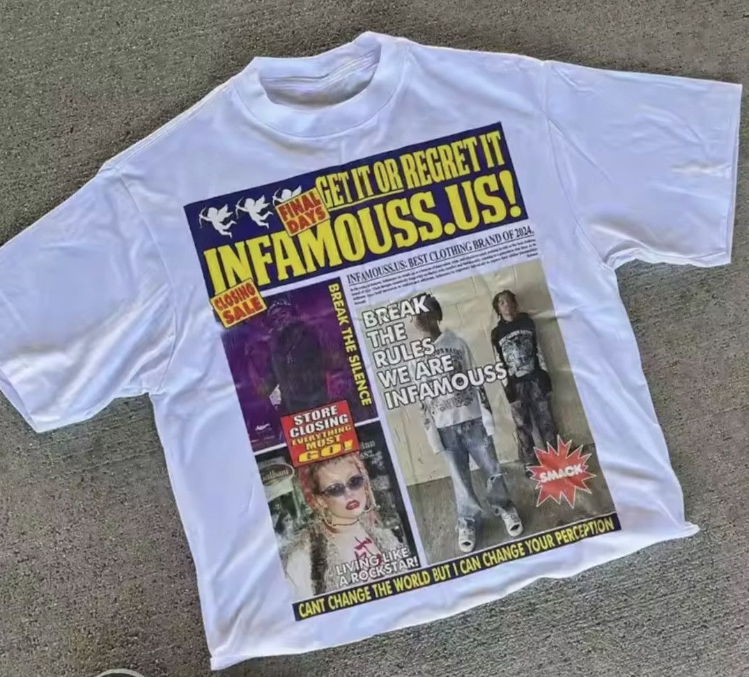 Other Streetwear Vintage American Newspaper Short Sleeve T-Shirt Size US S / EU 44-46 / 1 - 2 Thumbnail