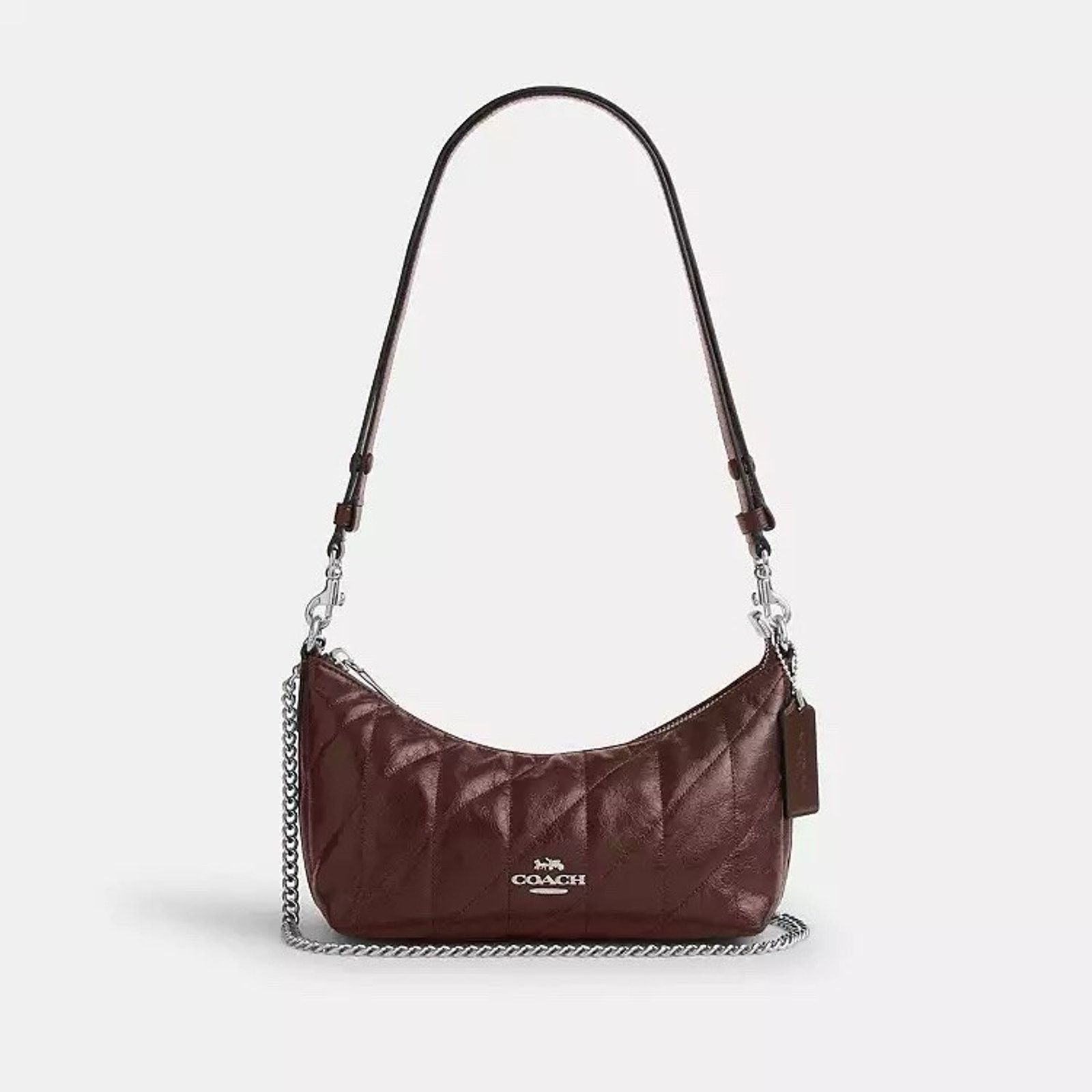 Coach NWT Coach Caitlin Shoulder Bag Quilting CDZ88 leather Maple Size ONE SIZE - 8 Thumbnail