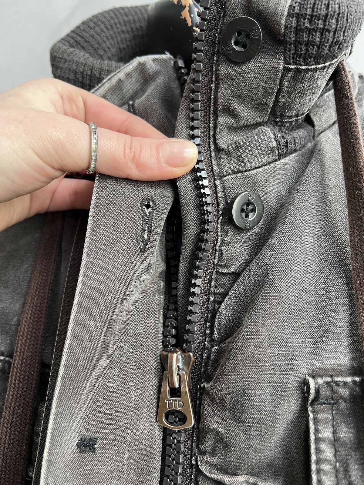 Issey Miyake Rare bondage washed distressed Issey Miyake style jacket Size US M / EU 48-50 / 2 - 7 Thumbnail