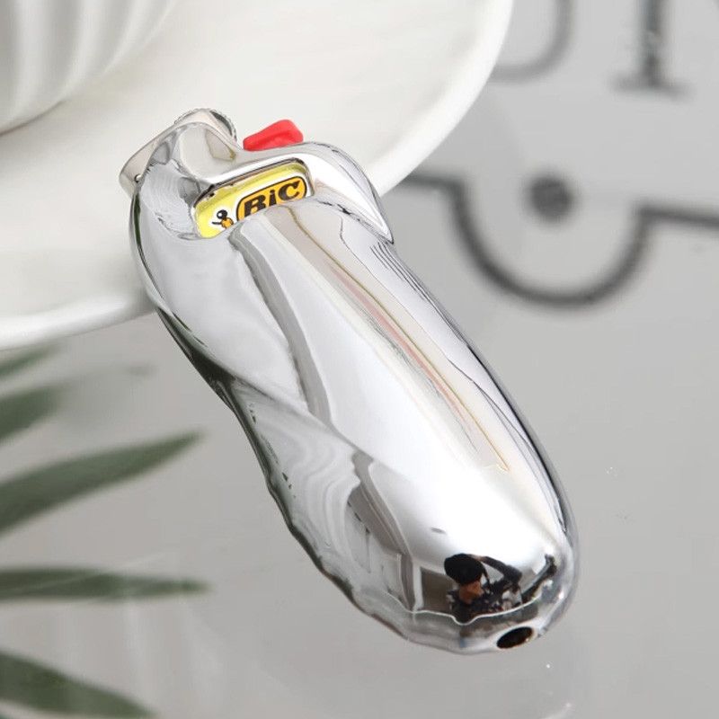 Vintage BIG Metal Lighter Case Fashion Size ONE SIZE - 2 Thumbnail