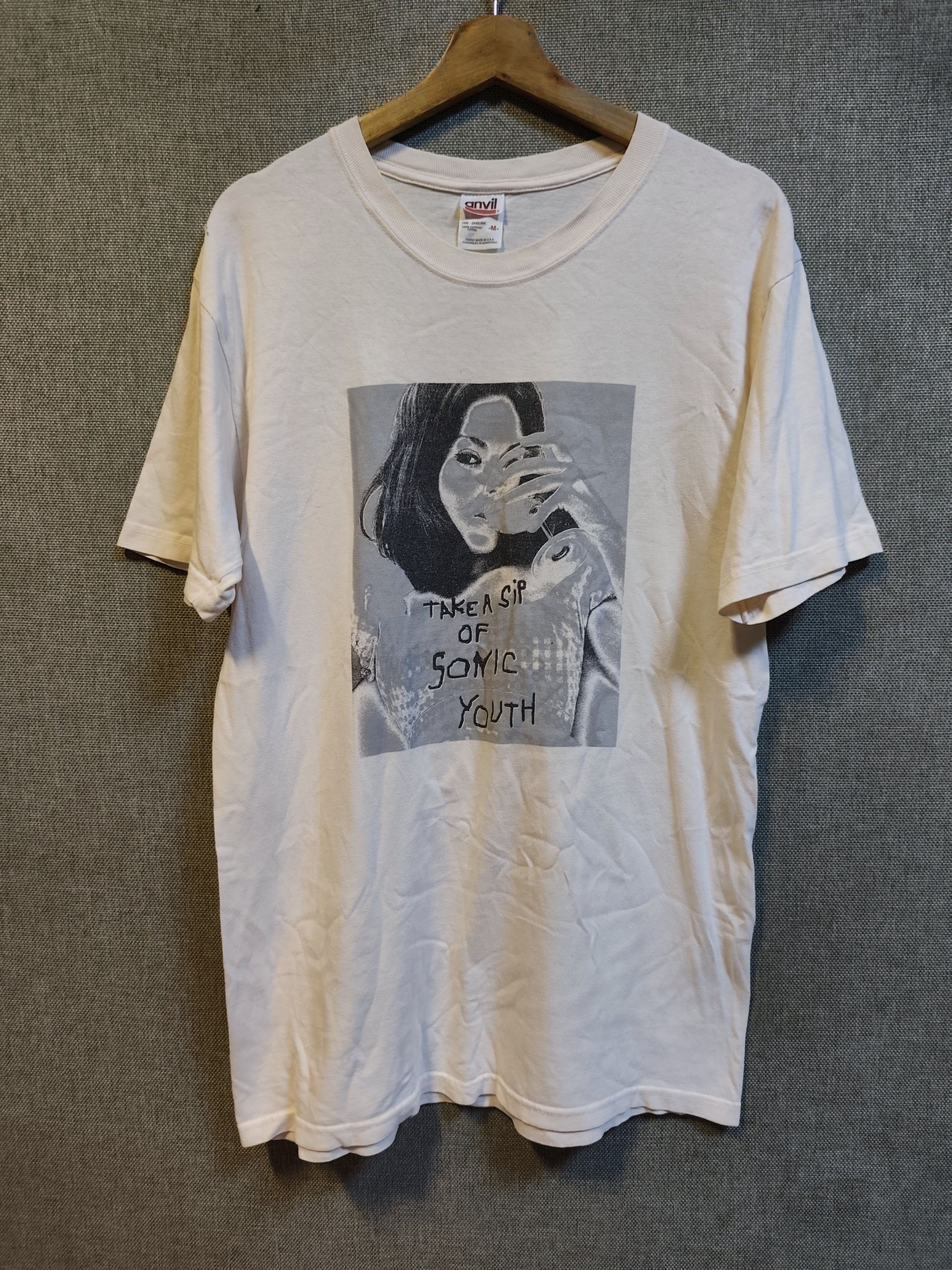 Band Tees Take A Sip Of Sonic Youth Vintage Band Tee Size US M / EU 48-50 / 2 - 1 Thumbnail