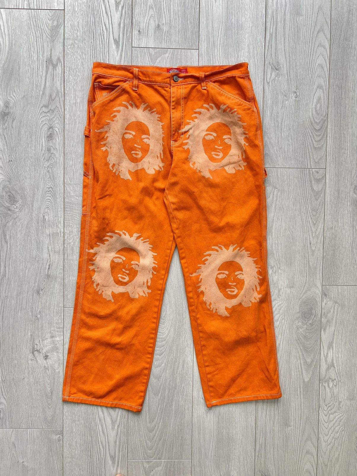 Rap Tees Vtg Custom Dickies Lauryn Hill Baggy Pants 32x28 carhartt Size US 32 / EU 48 - 1 Thumbnail