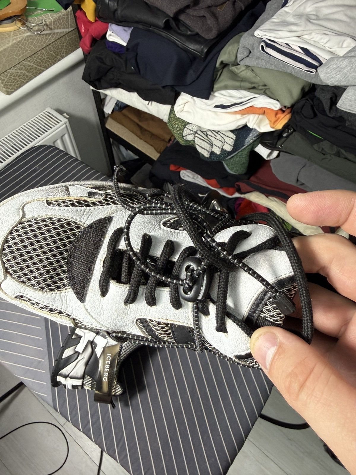 Iceberg Iceberg Kakkoii Sneakers EU 36 White Black Vibram Chunky Y2K Size US 6 / IT 36 - 9 Thumbnail
