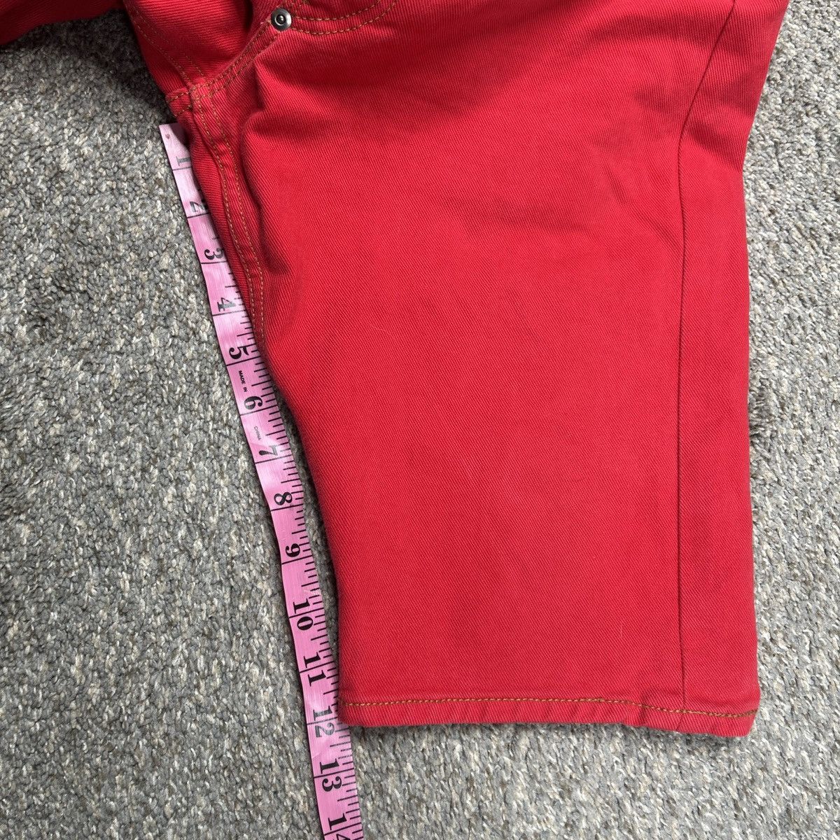 20471120 × Japanese Brand × Vintage 20471120 6 pocket denim shorts red jorts Size US 30 / EU 46 - 8 Thumbnail