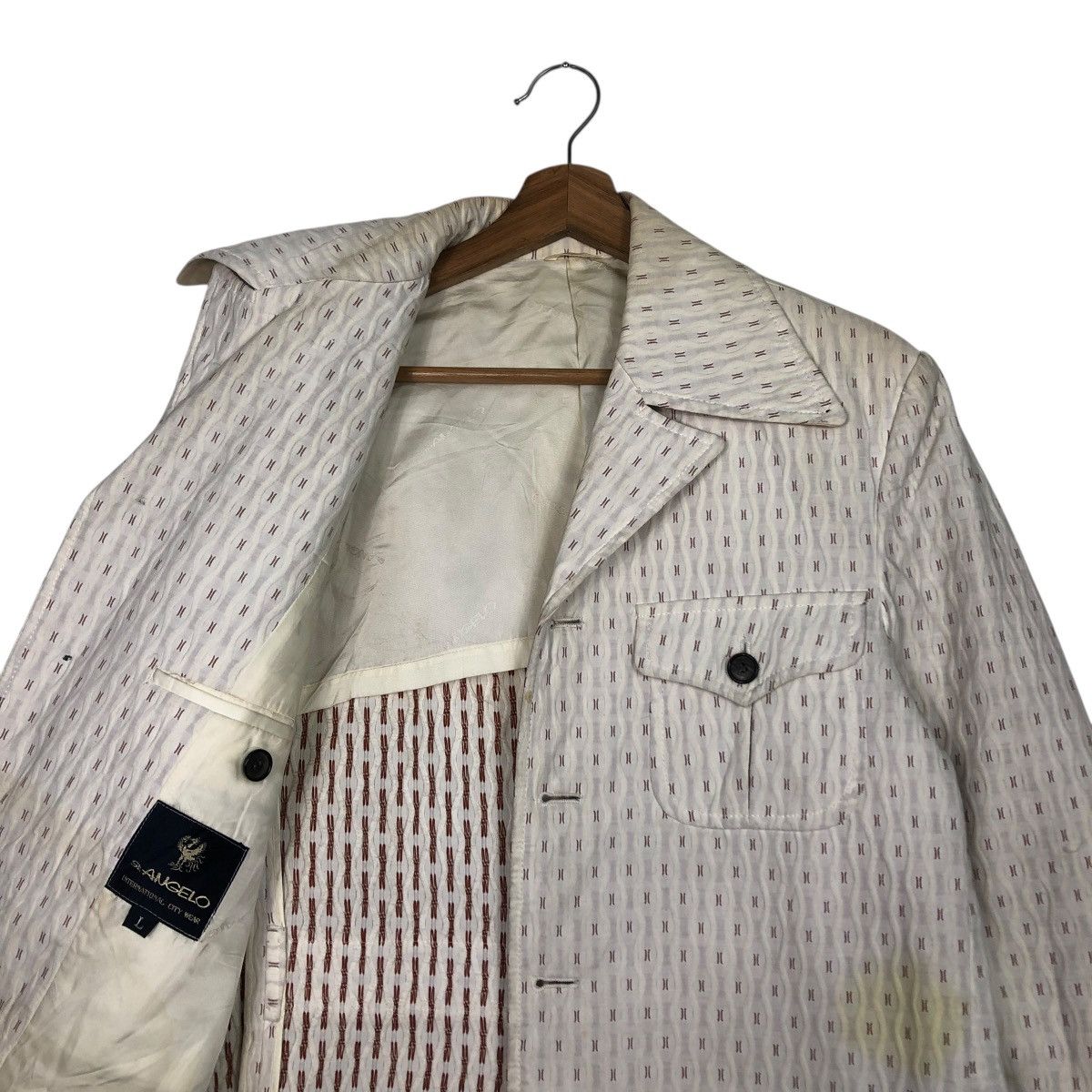 Japanese Brand 🔥VINTAGE CHORE JACKET POLKADOT ANGELO ISSEY MIYAKE Size US M / EU 48-50 / 2 - 15 Thumbnail