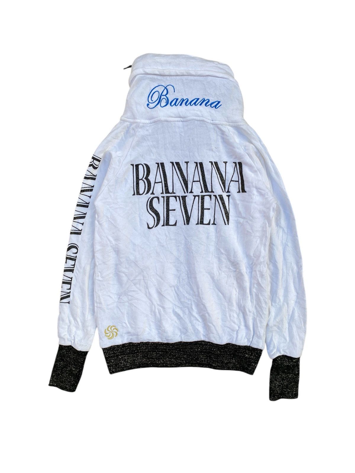 If Six Was Nine × Japanese Brand × Le Grande Bleu (L.G.B.) Banana Seven GOA style- Bono Apocalypse Zip Hoodie Size US S / EU 44-46 / 1 - 6 Thumbnail