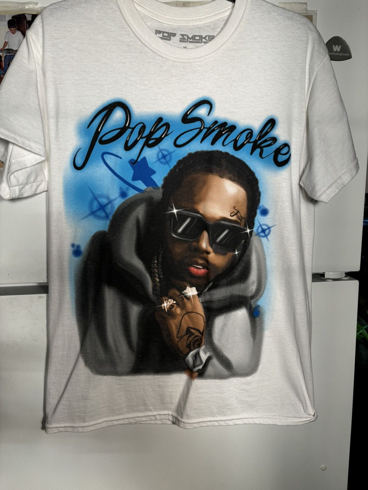 Rap Tees Pop Smoke - White tee shirt homage Size US M / EU 48-50 / 2 - 1 Thumbnail