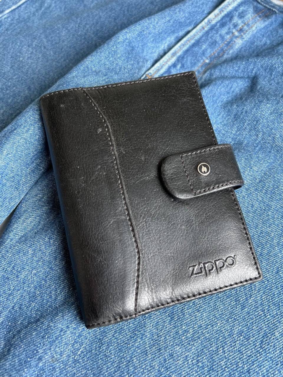 Genuine Leather × Zippo Vintage Zippo lighter brand Leather Wallet Case for lighter Size ONE SIZE - 1 Thumbnail