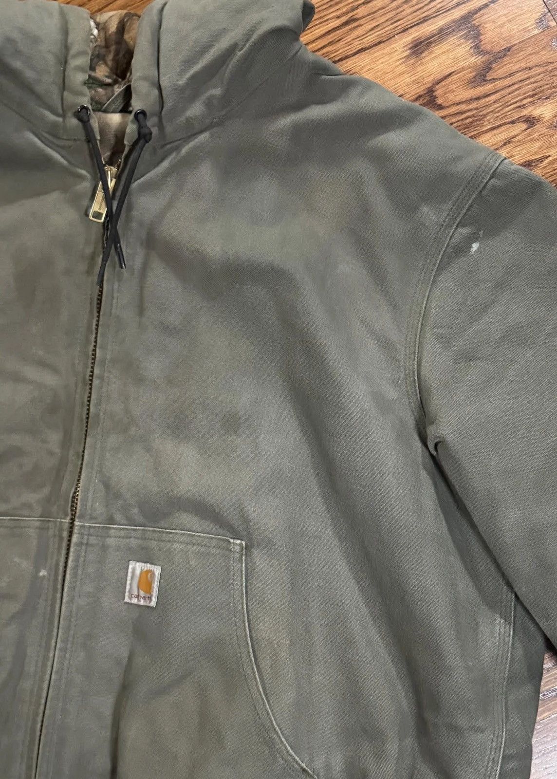 Carhartt Carhartt Hooded Green / Realtree RN #14806 Jacket (Size XXL) Size US XXL / EU 58 / 5 - 3 Thumbnail