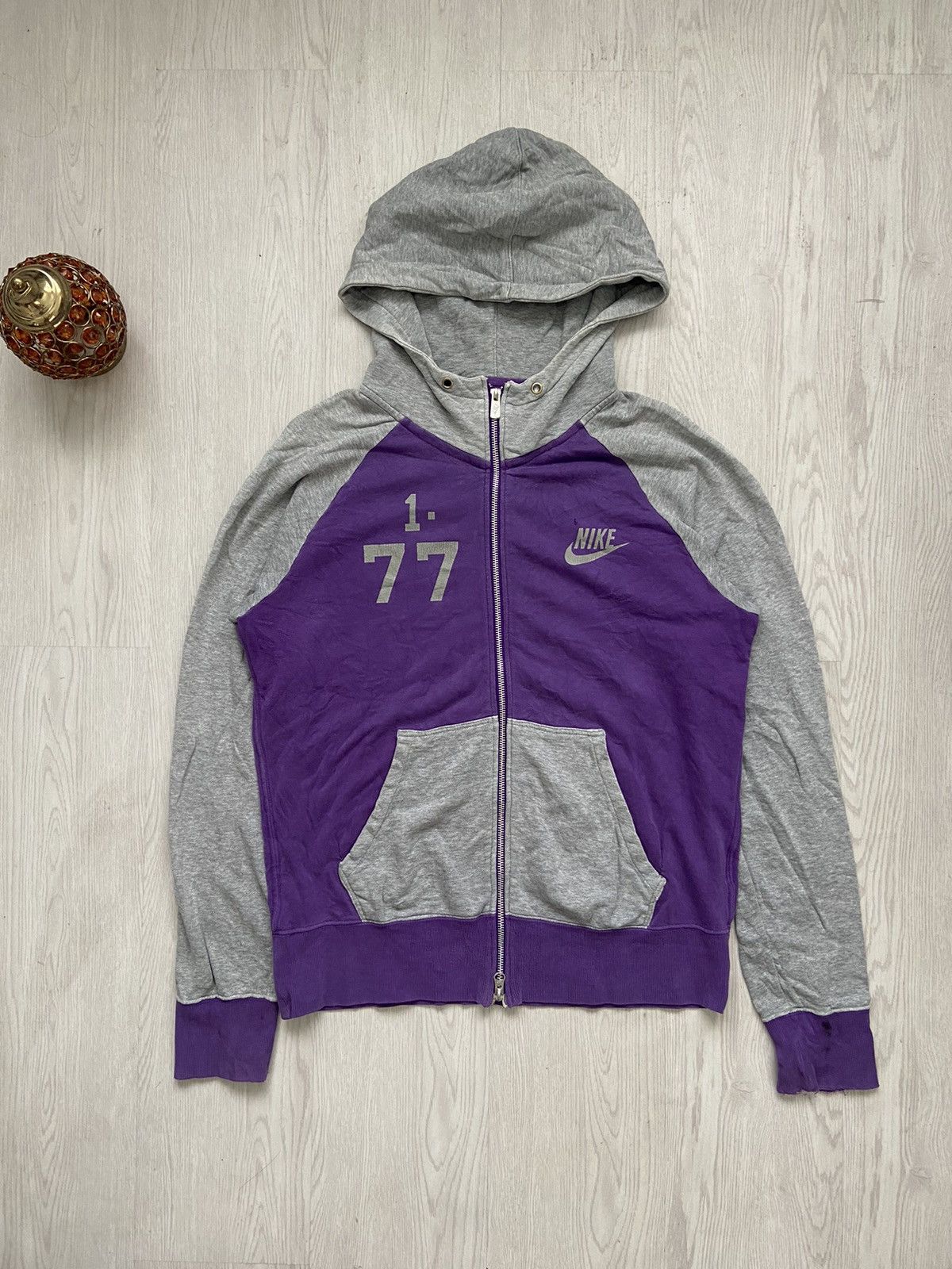 Vintage Nike ‘1.77’ Retro Split Zipper Hoodie Jacket