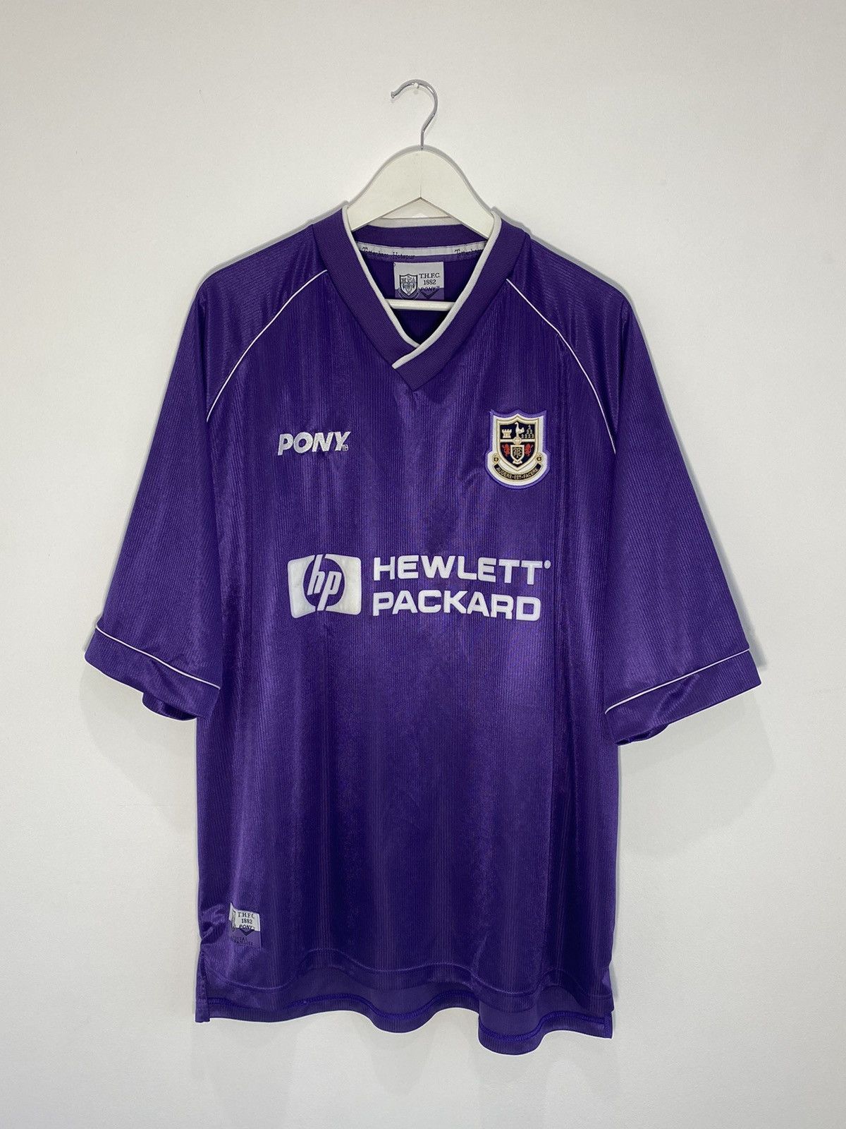 Vintage Vintage Pony Tottenham Hotspur 1998 1999 Away Football Shirt Size US XXL / EU 58 / 5 - 1 Thumbnail