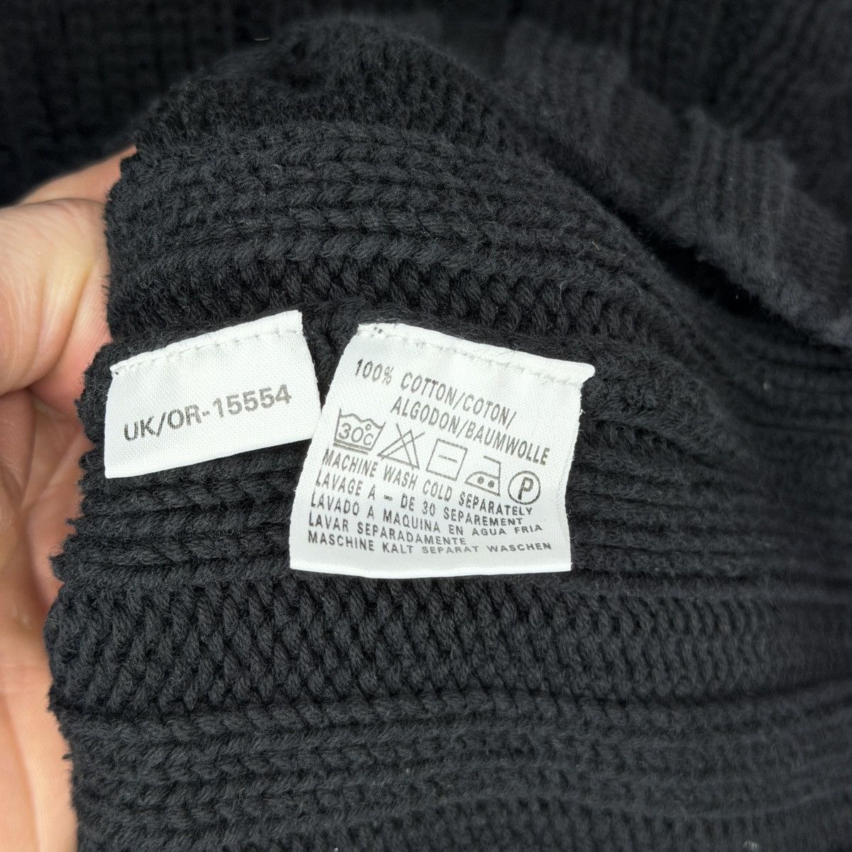 Yves Saint Laurent Thick YSL Sweater Turtleneck Black Yves Saint Vintage Paris Size US L / EU 52-54 / 3 - 9 Thumbnail