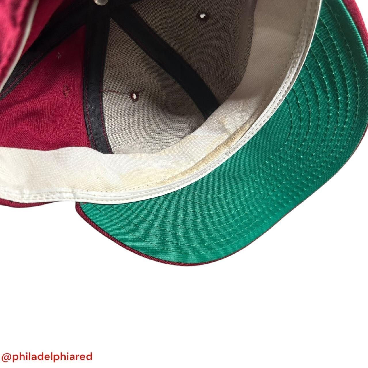 New Era Vintage 1970s Willson Philadelphia Phillies fitted Hat Size ONE SIZE - 5 Thumbnail