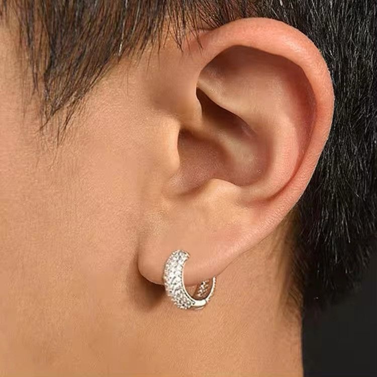 Jewelry × Vintage Stainless Steel Hoop Earrings Size ONE SIZE - 3 Thumbnail