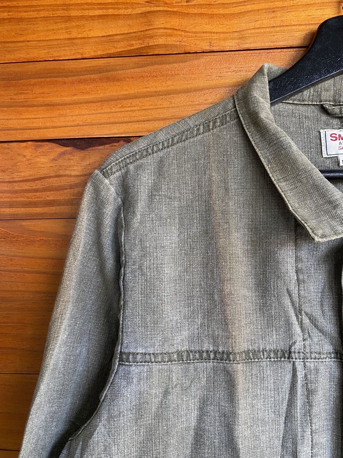 Smith's American Smith’s American Vintage Work Grey Cotton Utility Jacket Size US M / EU 48-50 / 2 - 9 Thumbnail