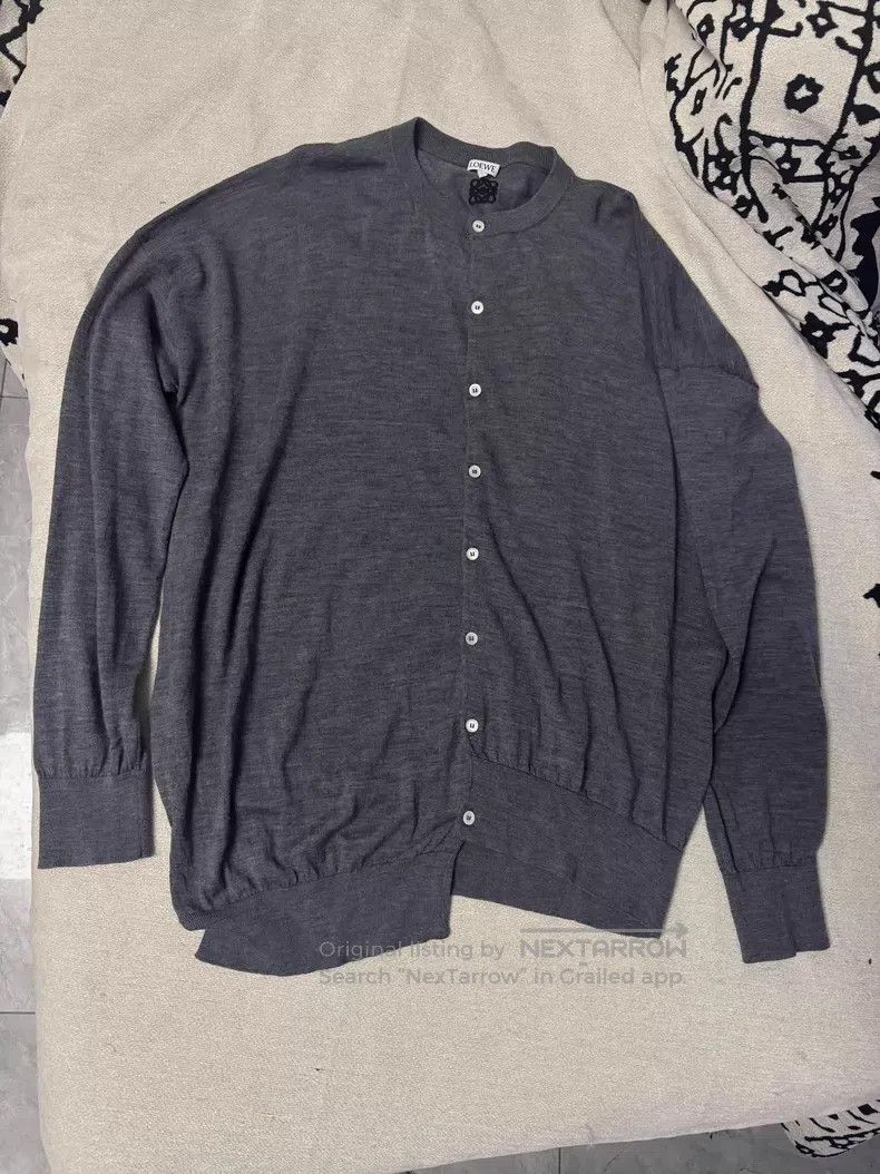 Loewe Loewe Irregular Wool Cardigan Size US XL / EU 56 / 4 - 1 Thumbnail