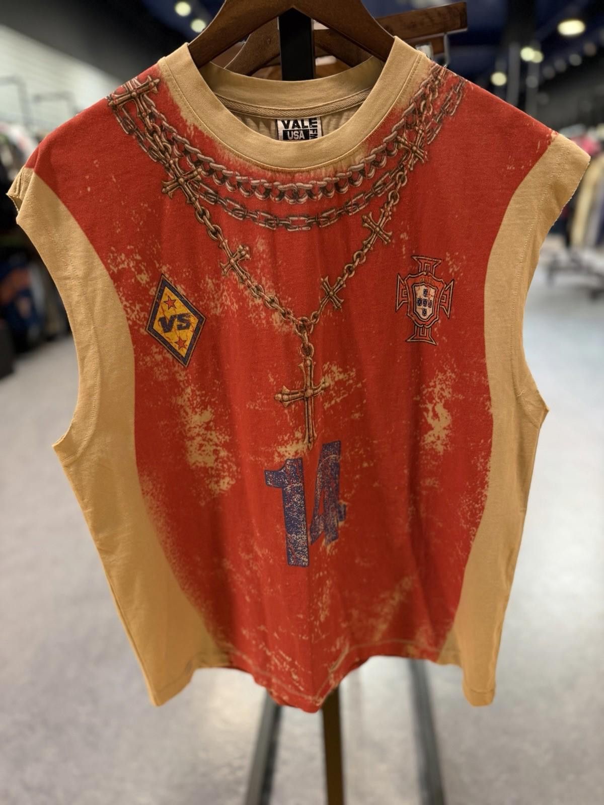 Vale Vale Forever Chain Tank Top Red Colorful Authentic (M) Size US M / EU 48-50 / 2 - 4 Thumbnail