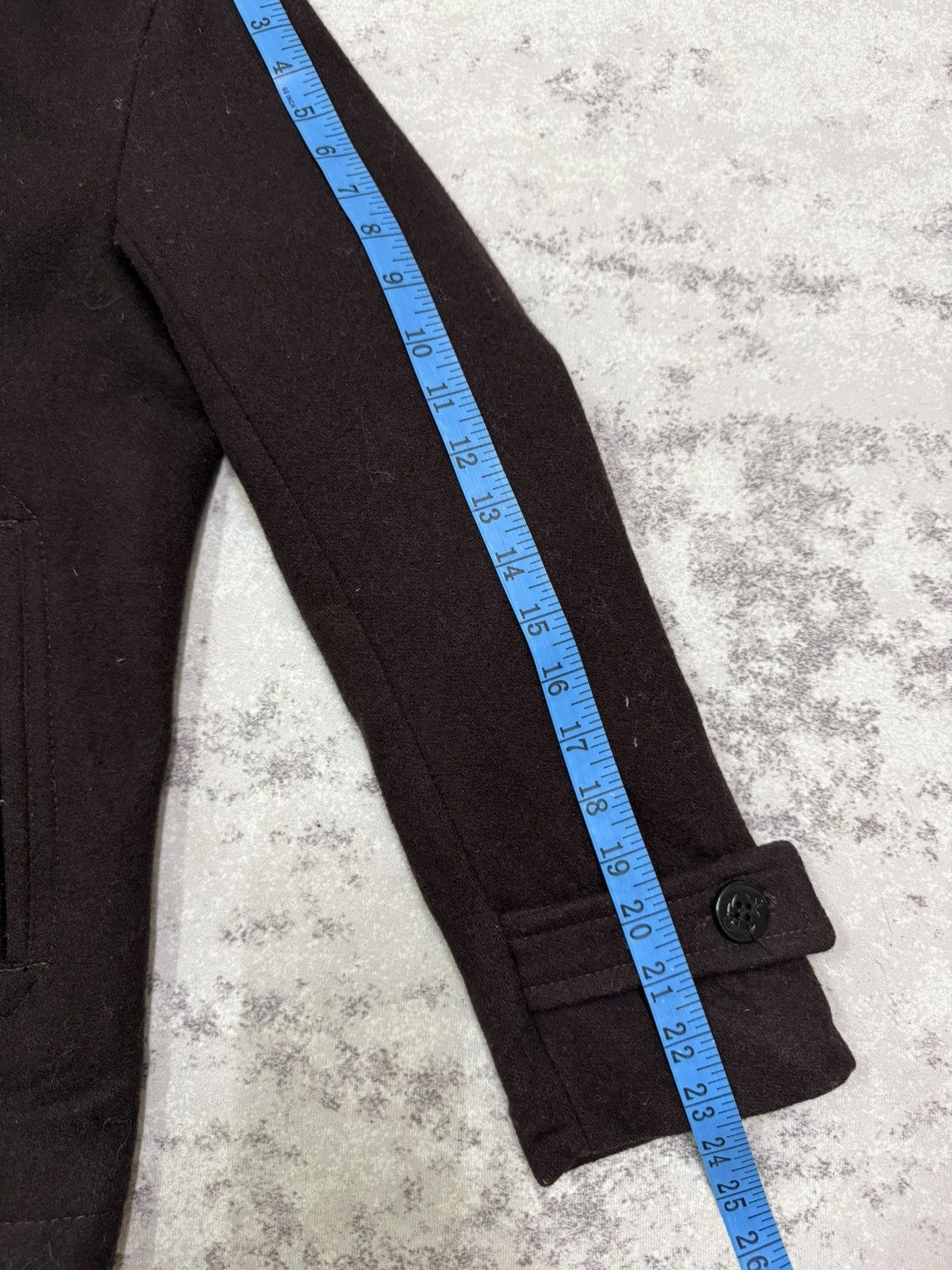 Vintage Vintage Uniformer Authentic Indvidual Garment Wool Peacoat Size US S / EU 44-46 / 1 - 18 Thumbnail