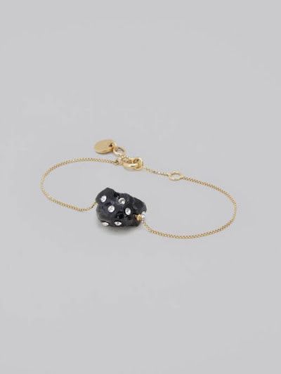 Marni o1w1db10125 Size:OS/Obsidian Bracelet in Gold Size ONE SIZE - 1 Preview