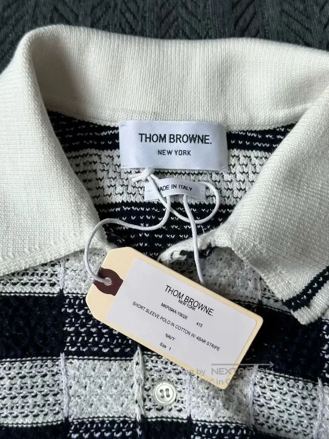 Thom Browne thom browne checkered knit polo sweater. Size US S / EU 44-46 / 1 - 3 Thumbnail