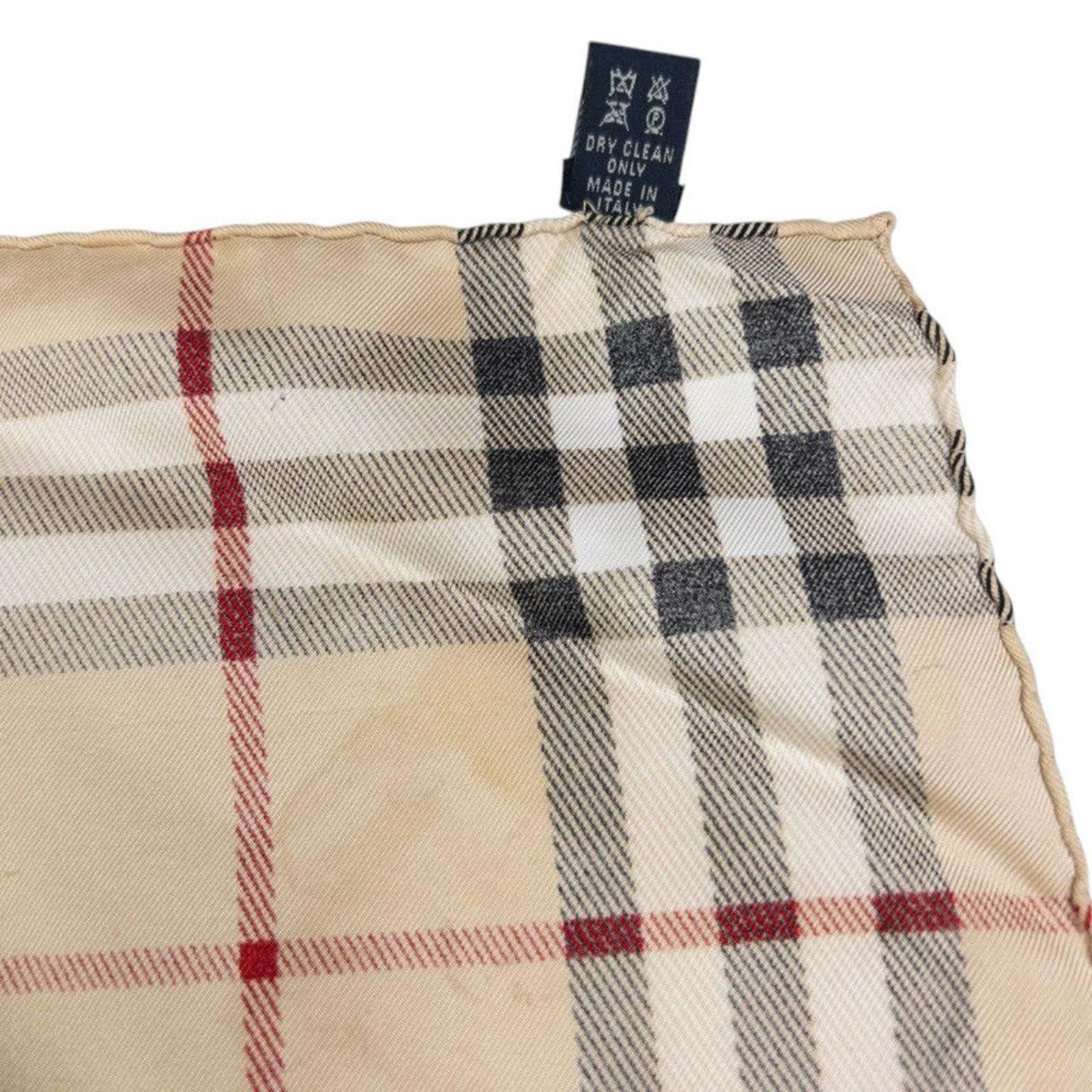 Burberry Vintage Burberry Nova Check Silk Scarf Size ONE SIZE - 5 Thumbnail