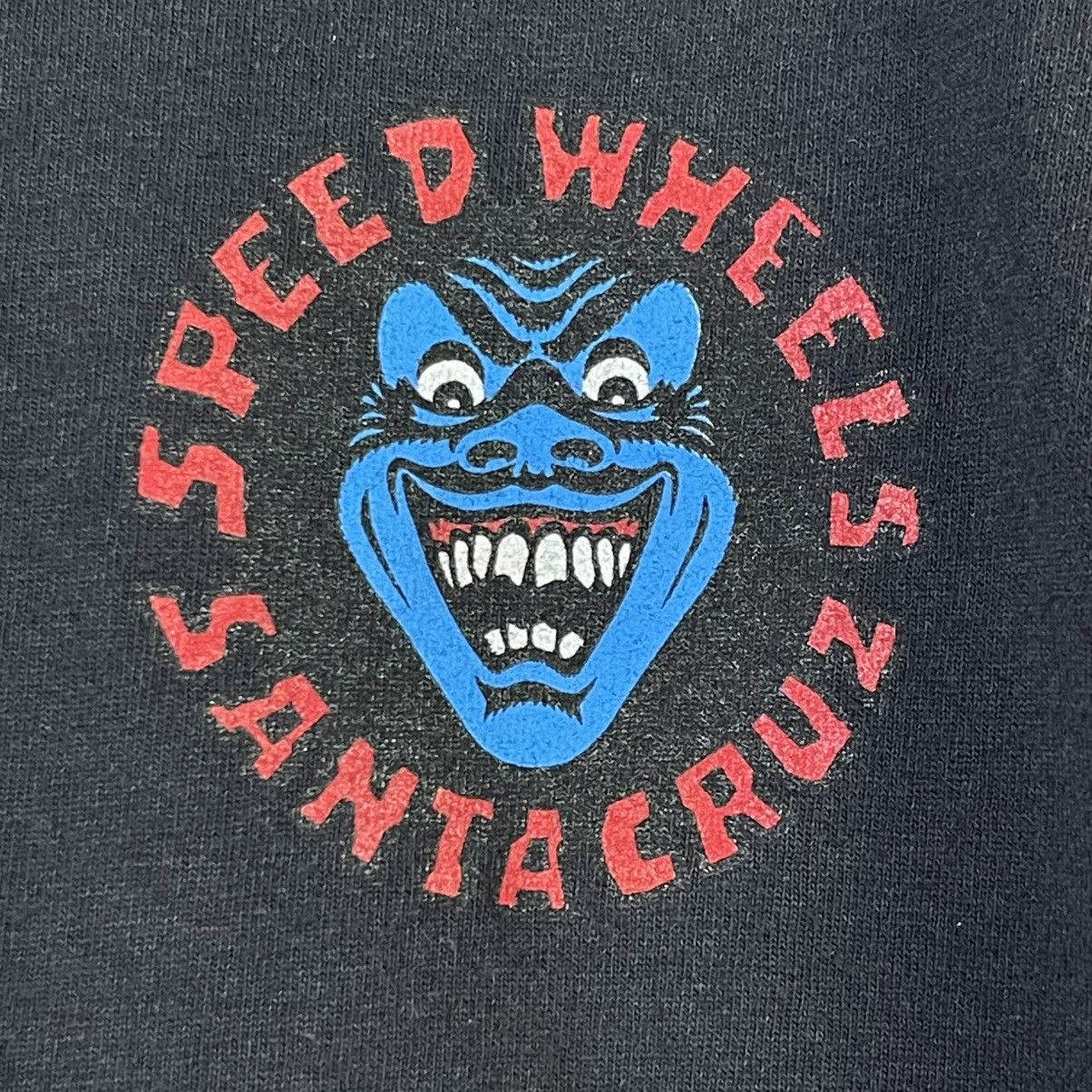 Santa Cruz Skateboards Rare! Vintage Santa Cruz Speed Wheels Skateboard Tee Size US L / EU 52-54 / 3 - 5 Thumbnail